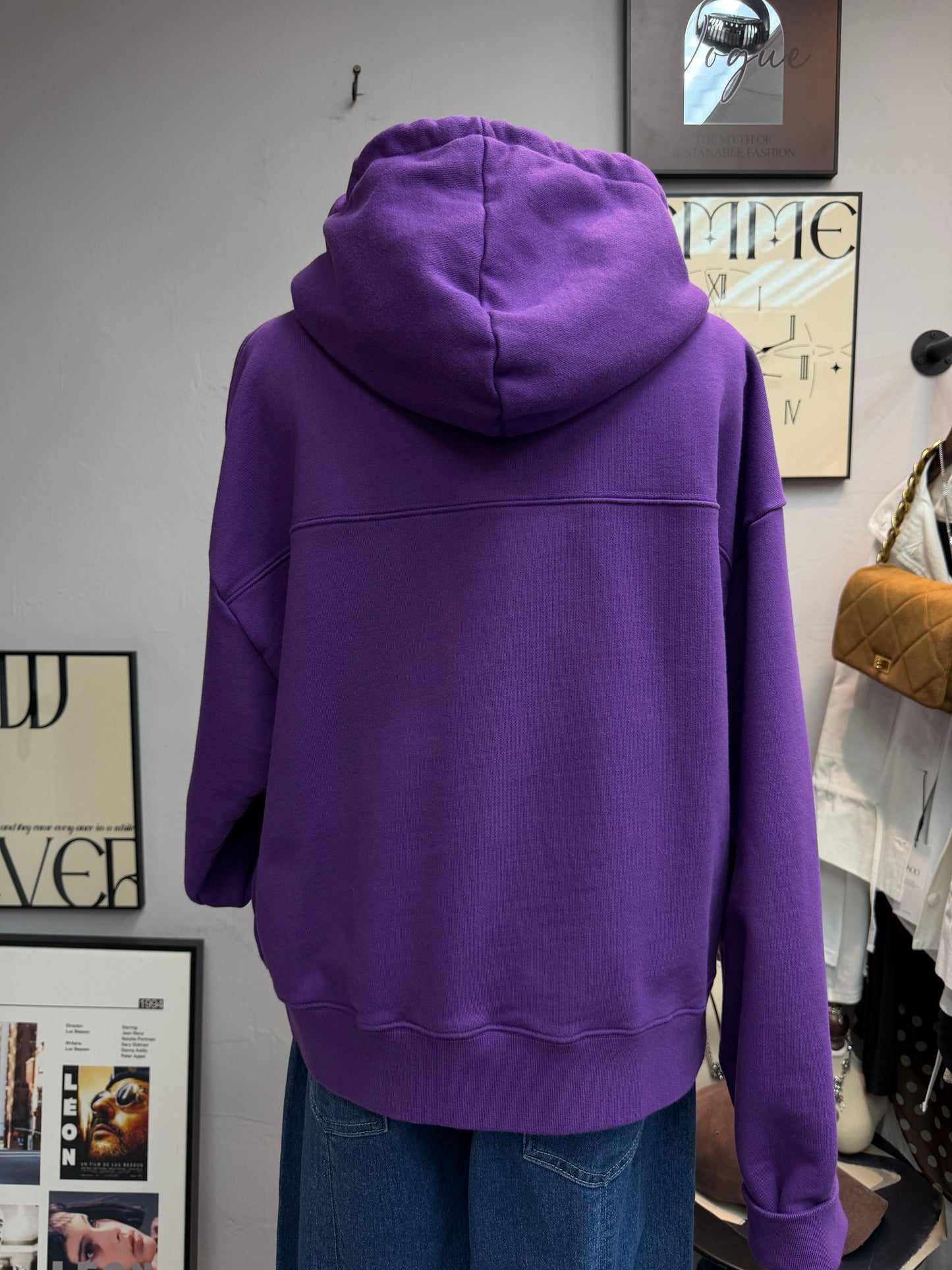 Embroidered letters with hat sweater #00062