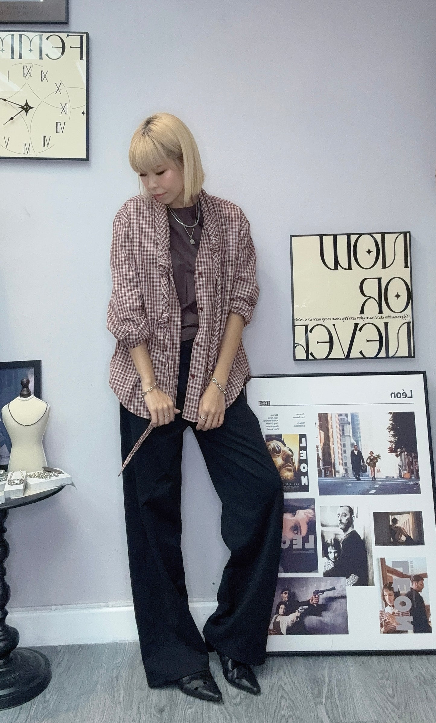 Grid shirt
