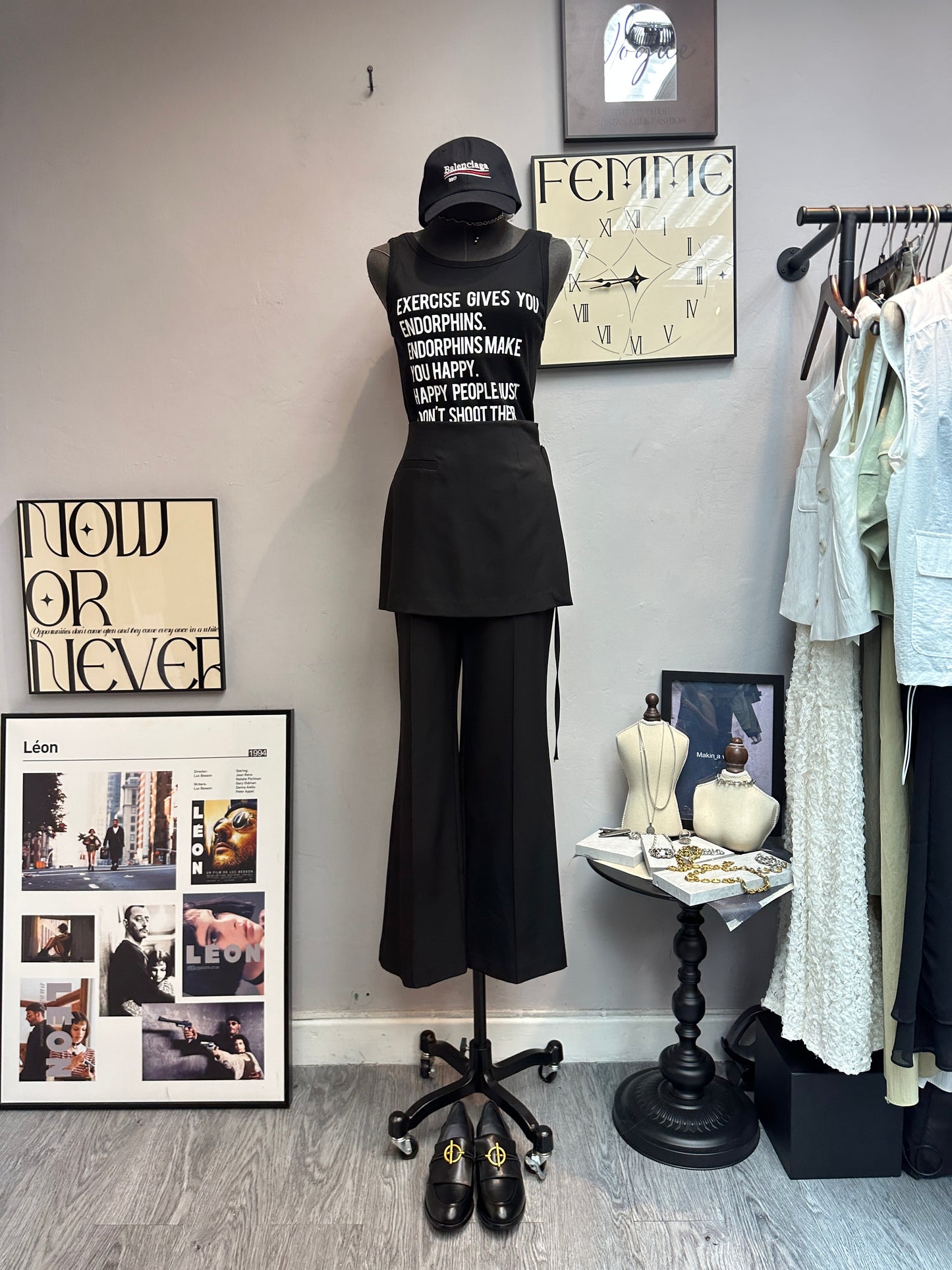 Fake 2-piece pants