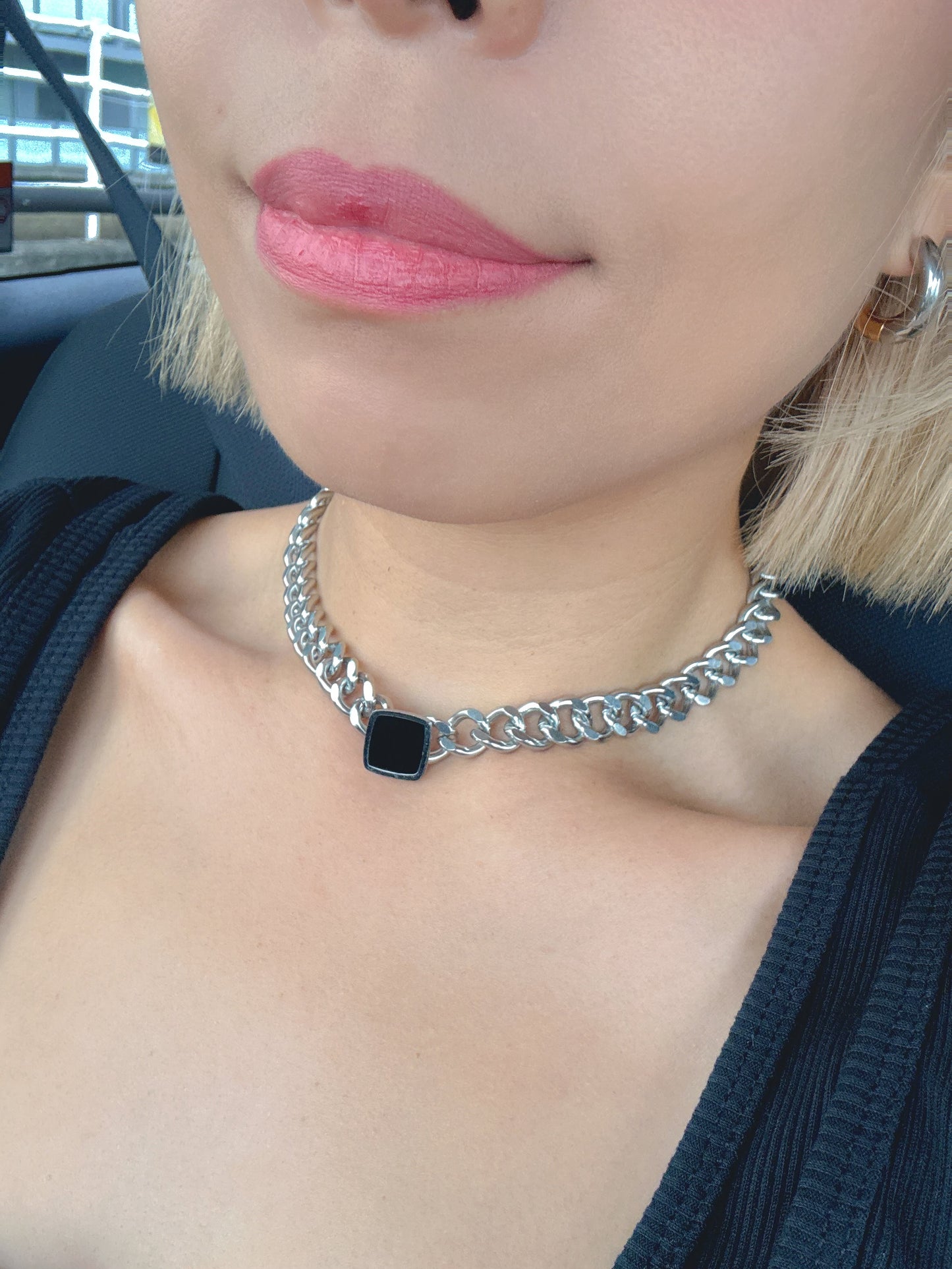 Square necklace
