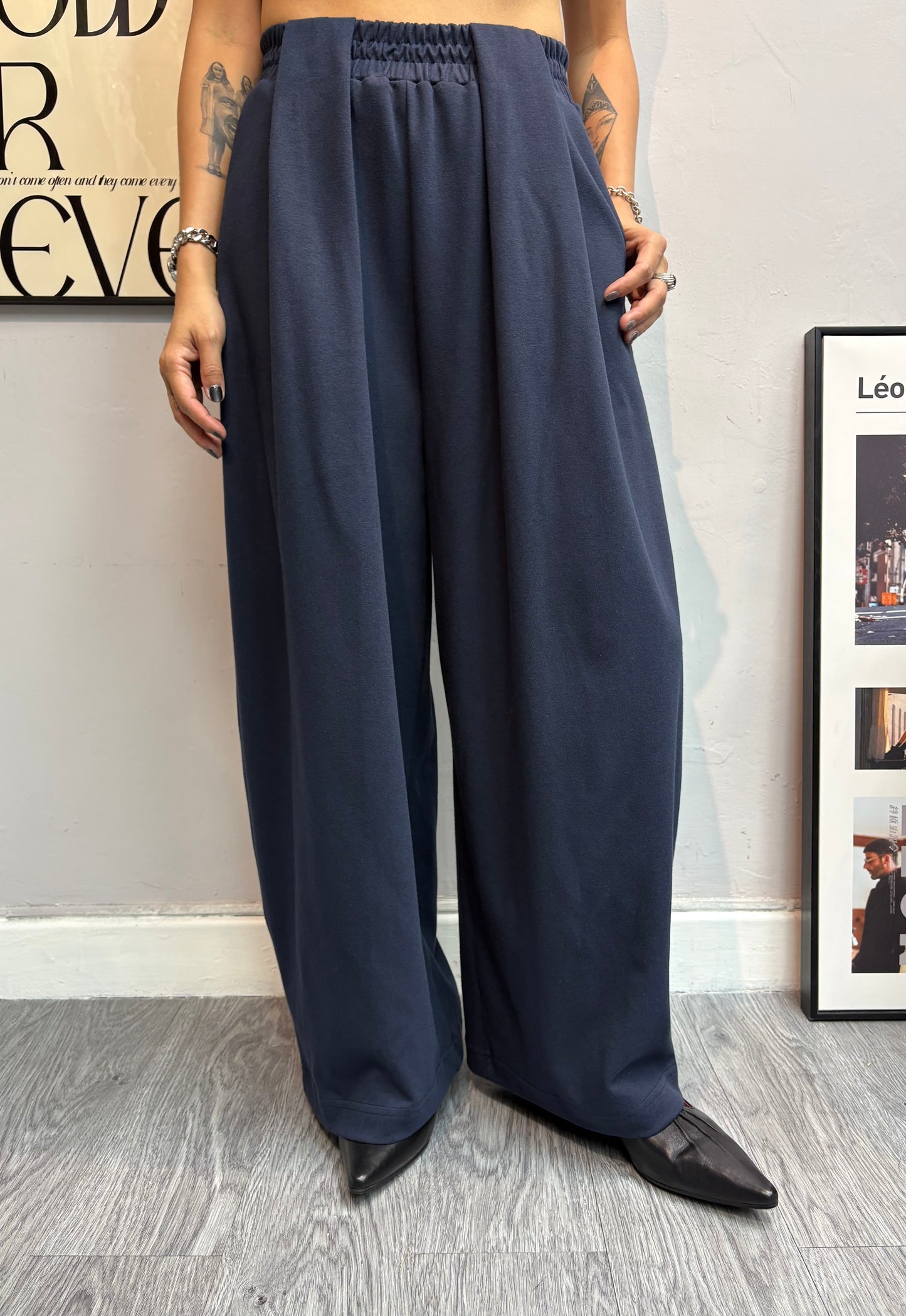 👍🏼Front pleated cotton pants #00762