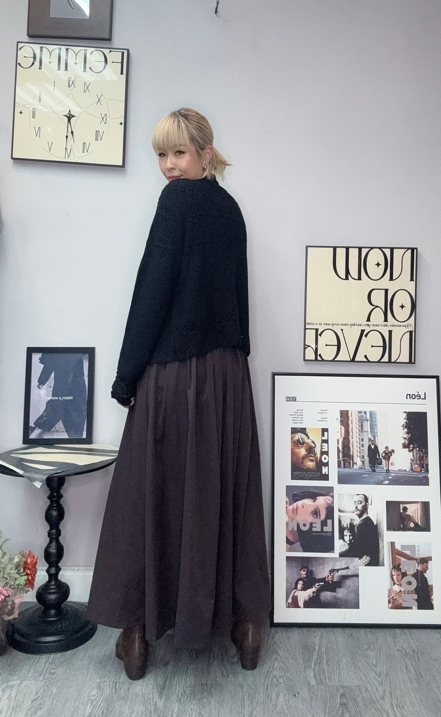 (-30% off)Red line bottom knit cardigan