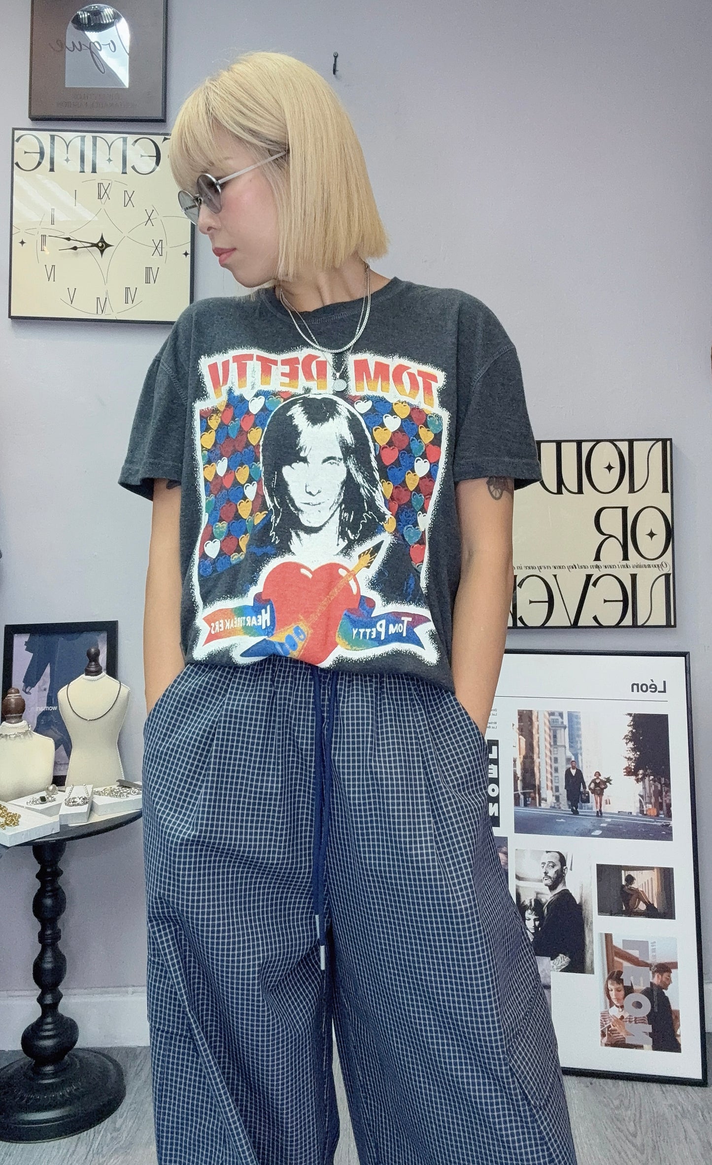 Grid pants
