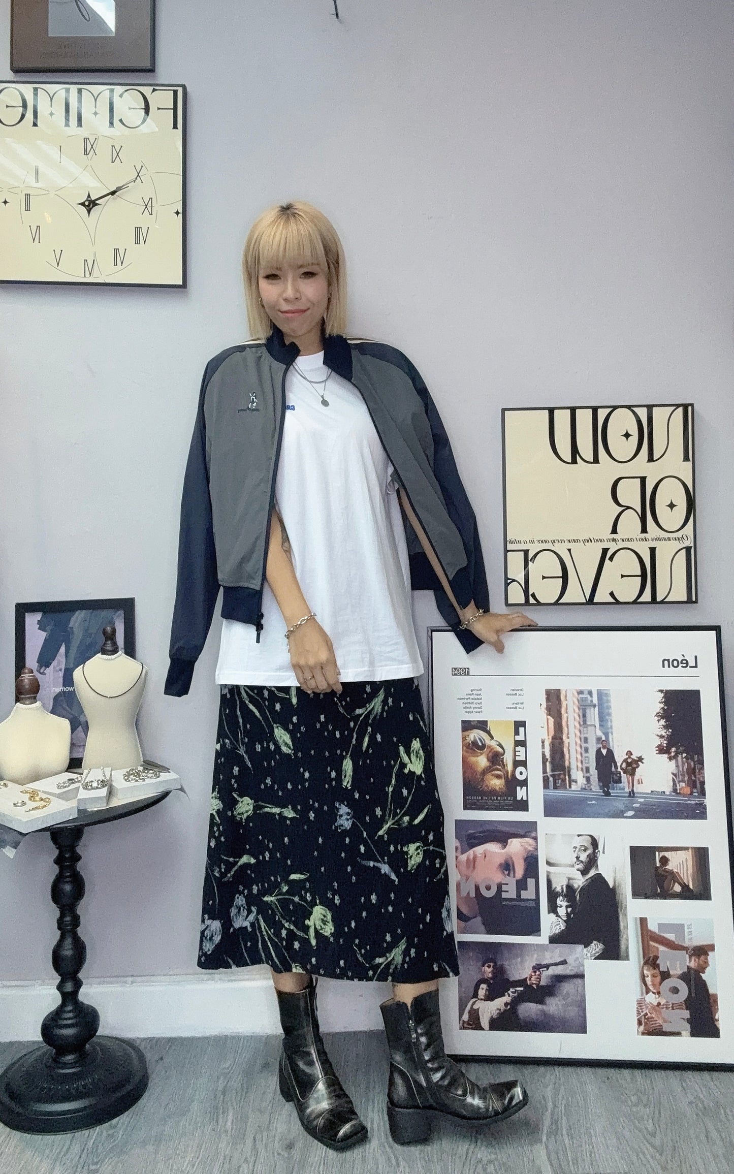 Pleated skirt