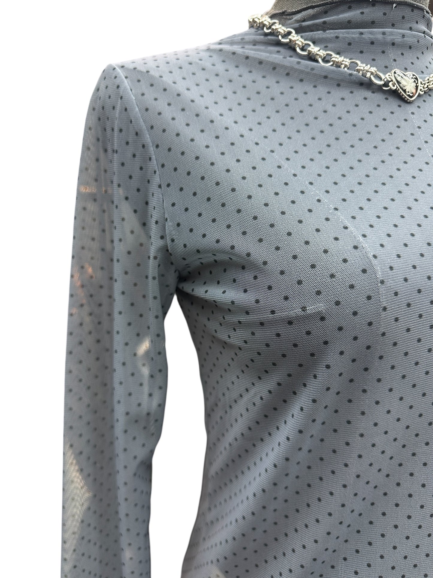 Dot organza base top