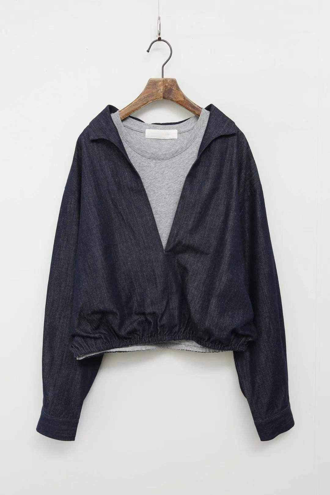 Mock Two-Piece shirt