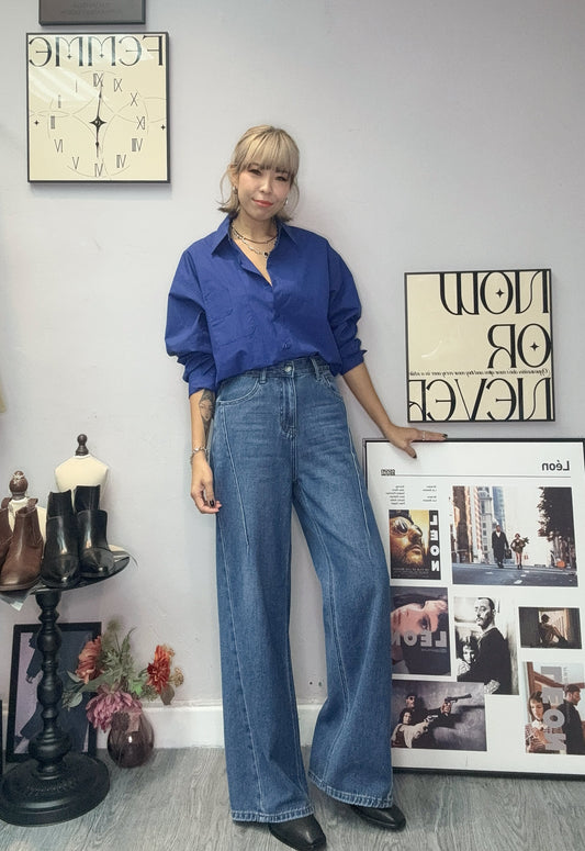 Plain oversize shirt