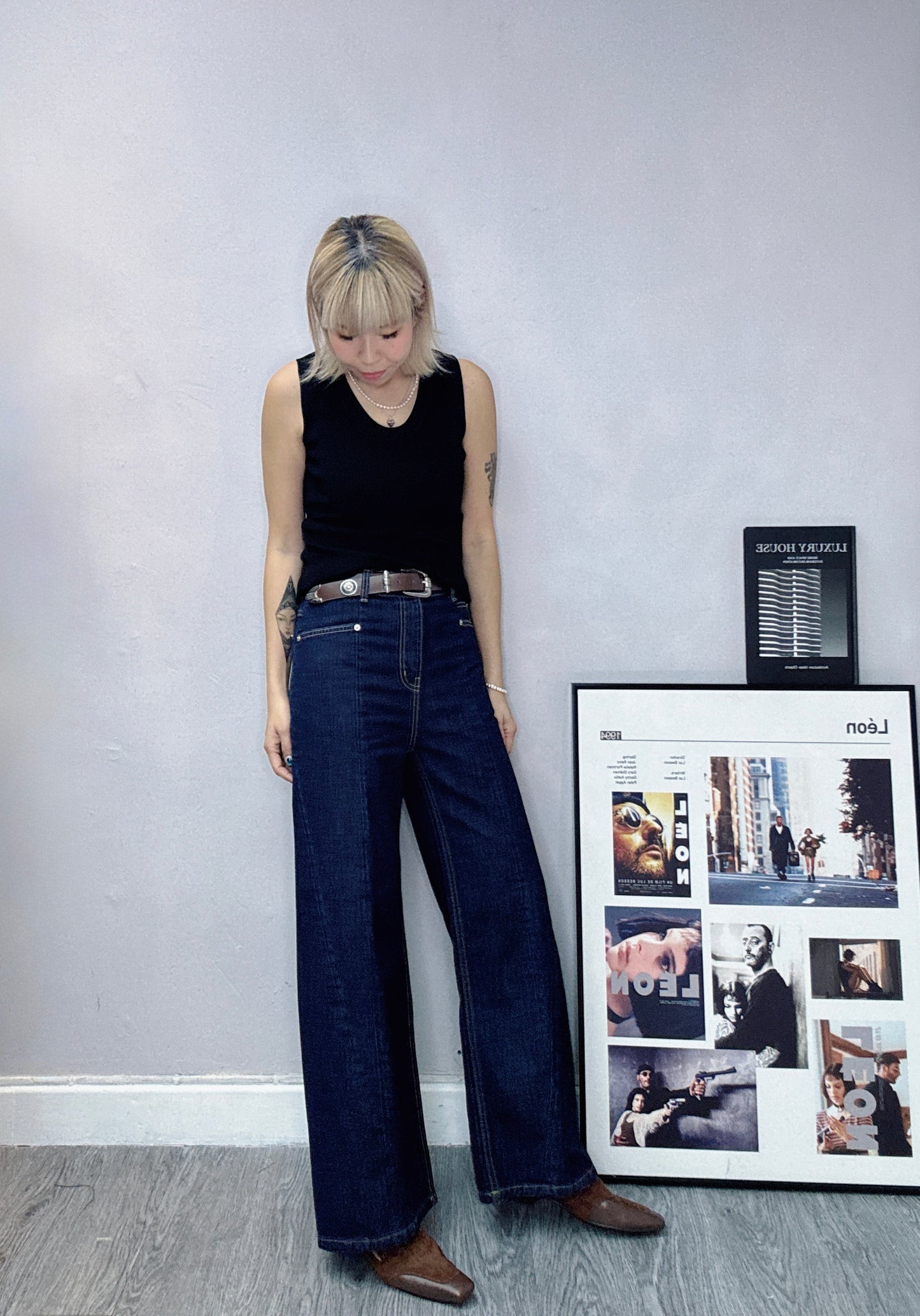 (-20%off)Thread jeans