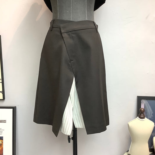 (-30% off) stripes skirt