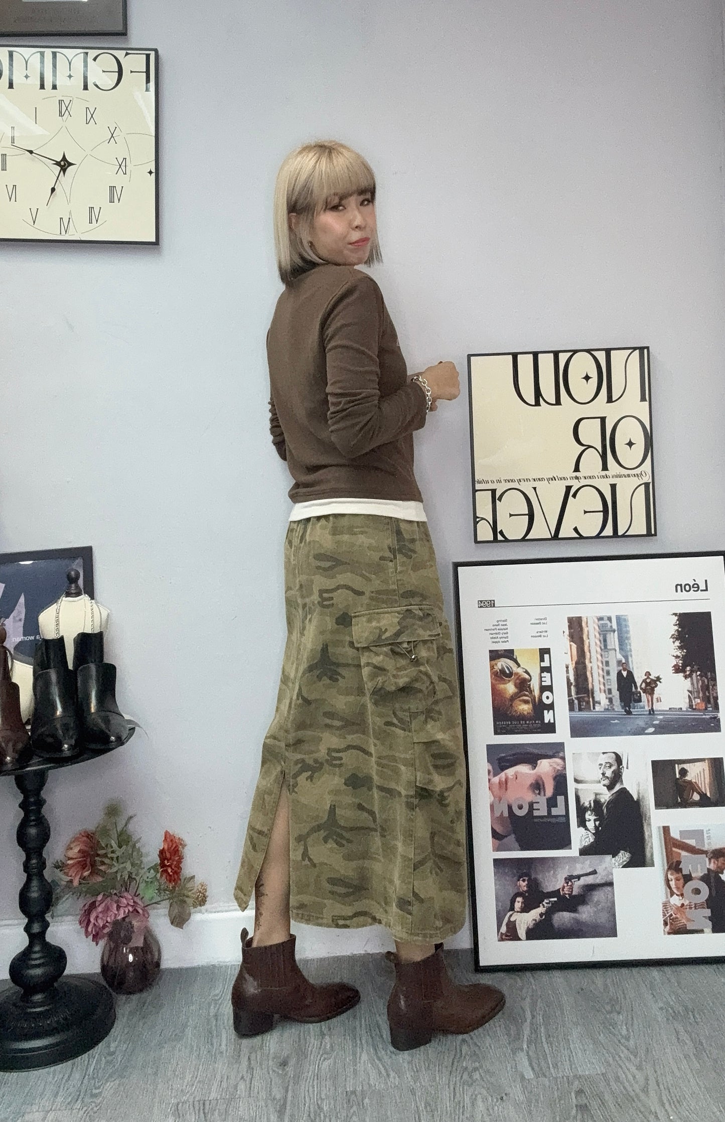 Camouflage skirt