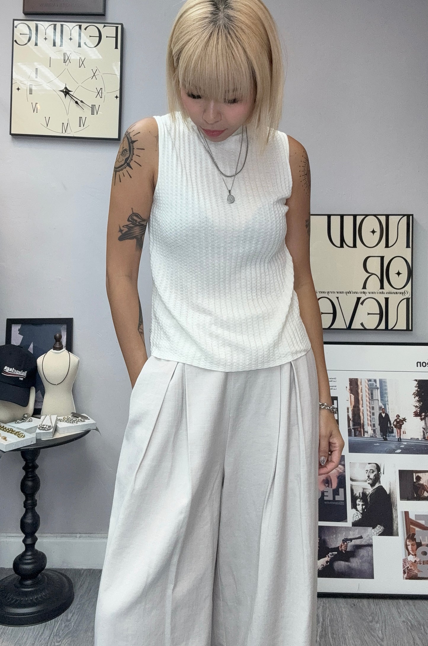 Rib knit top