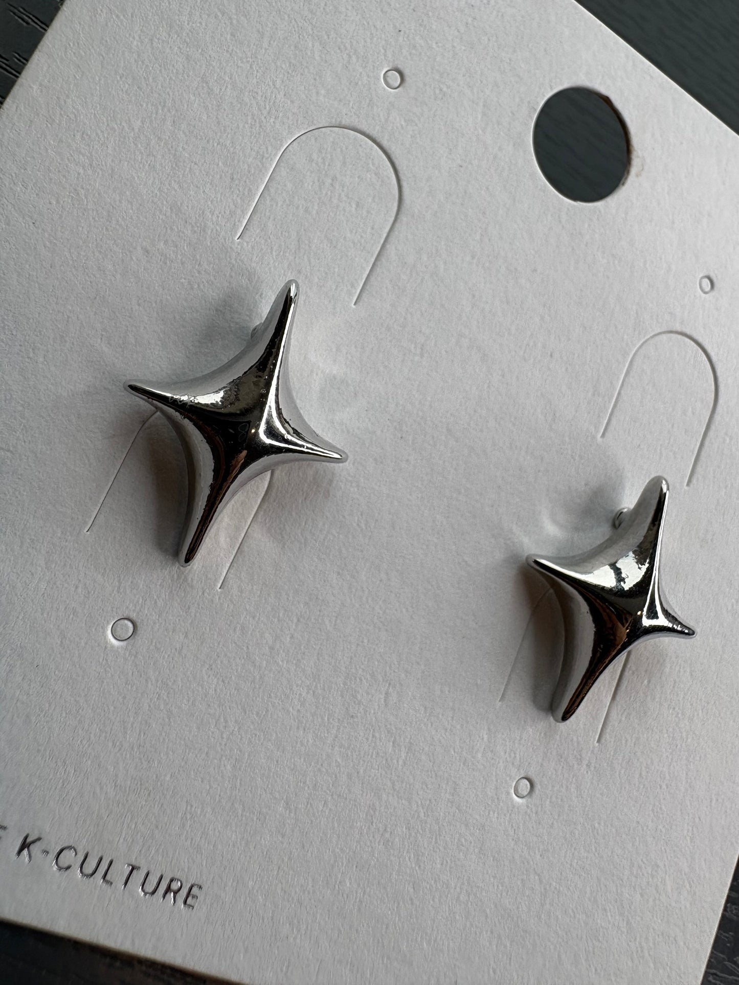 Star shaped earrings