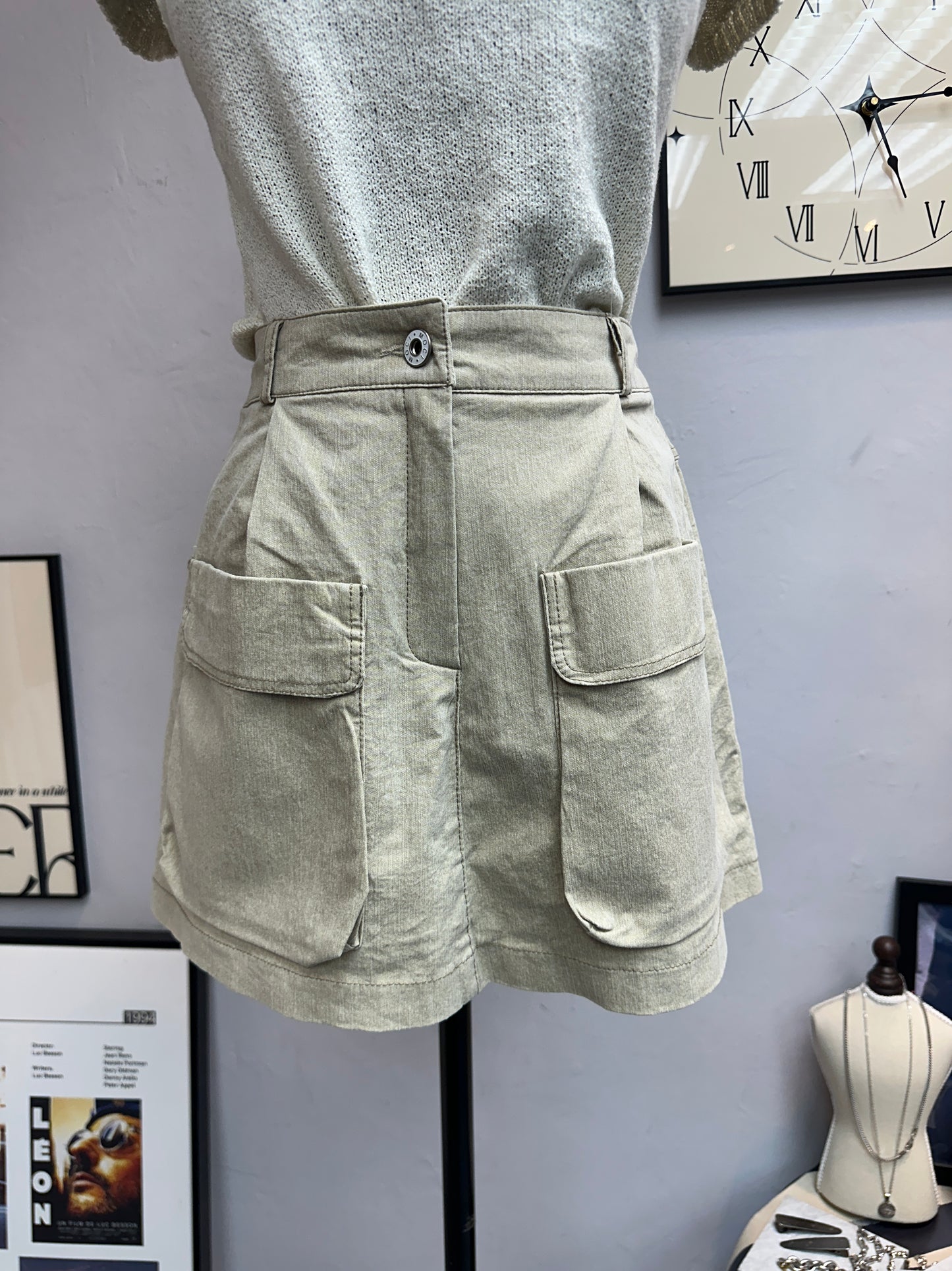 2-pocket skort