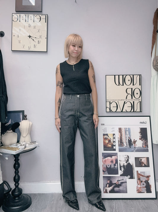 Big sale~~~white side jeans