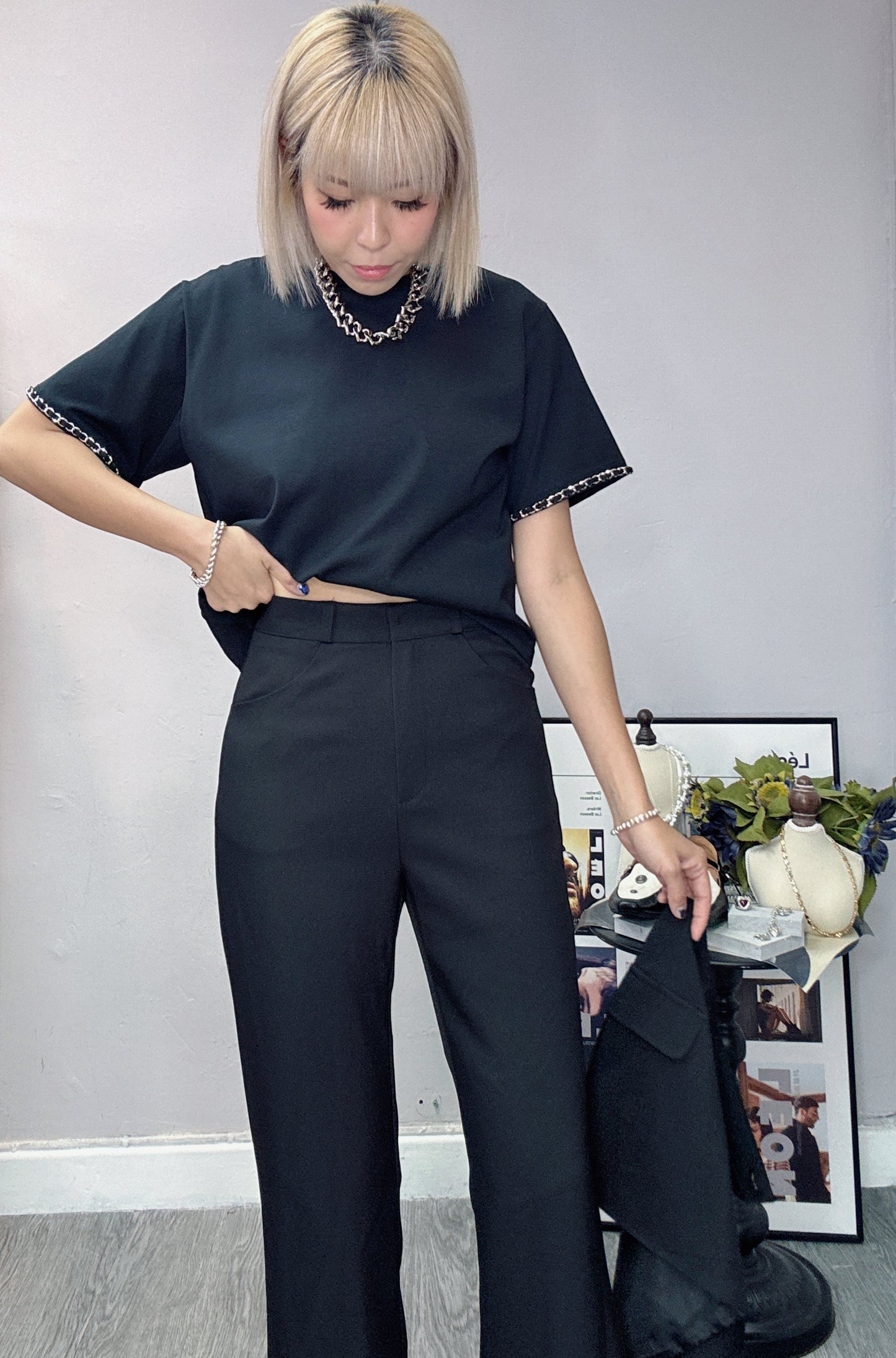 Two-piece trousers