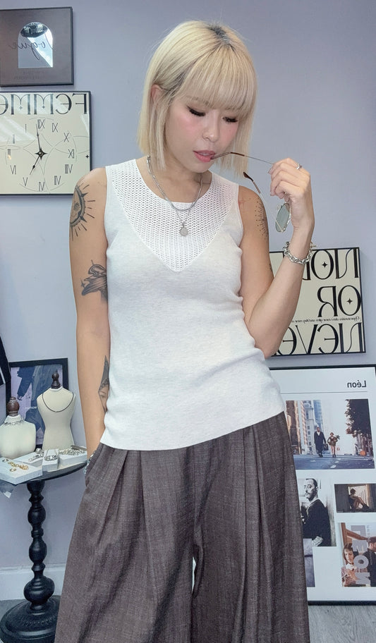 Knit vest top