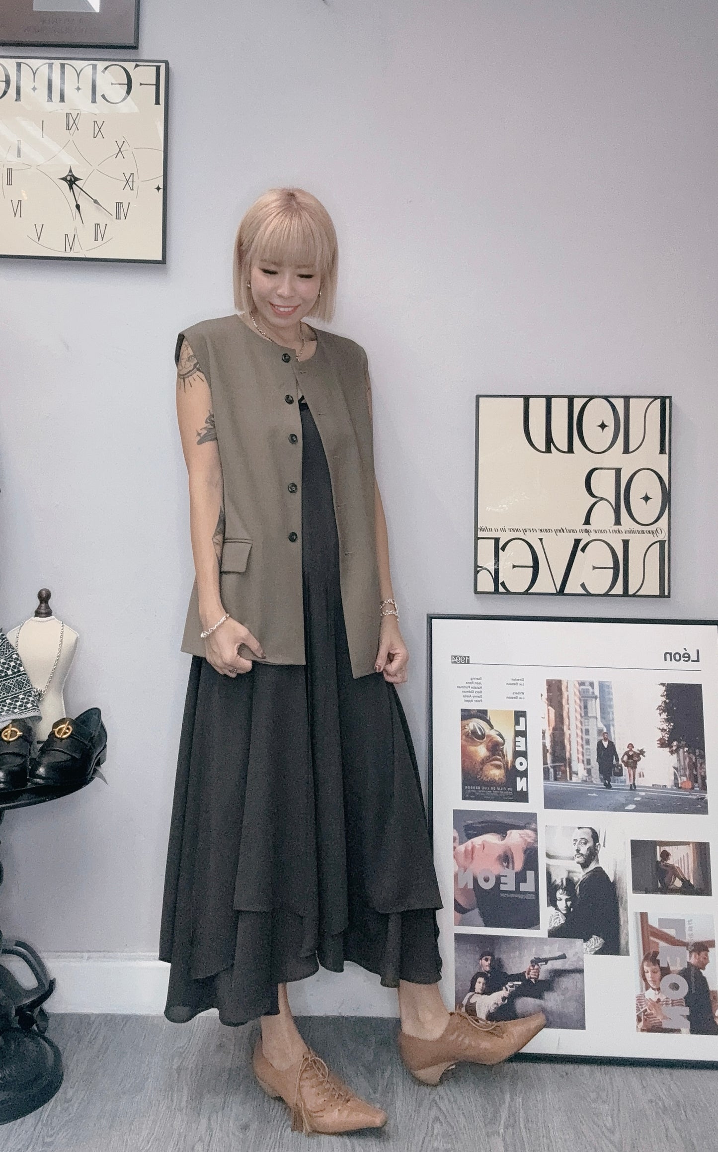 Medium length waistcoat