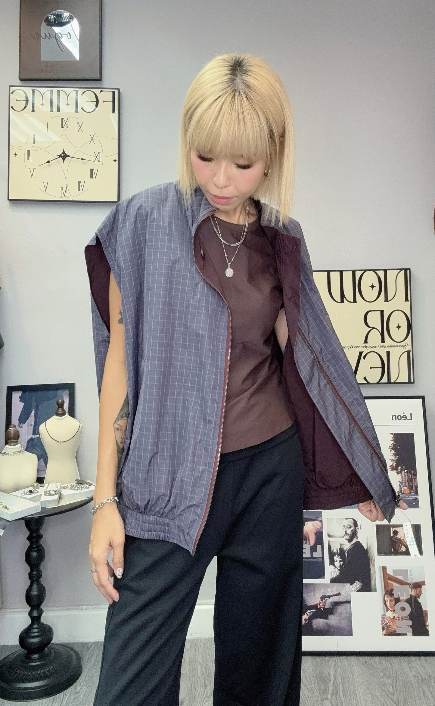 Two ways vest jacket