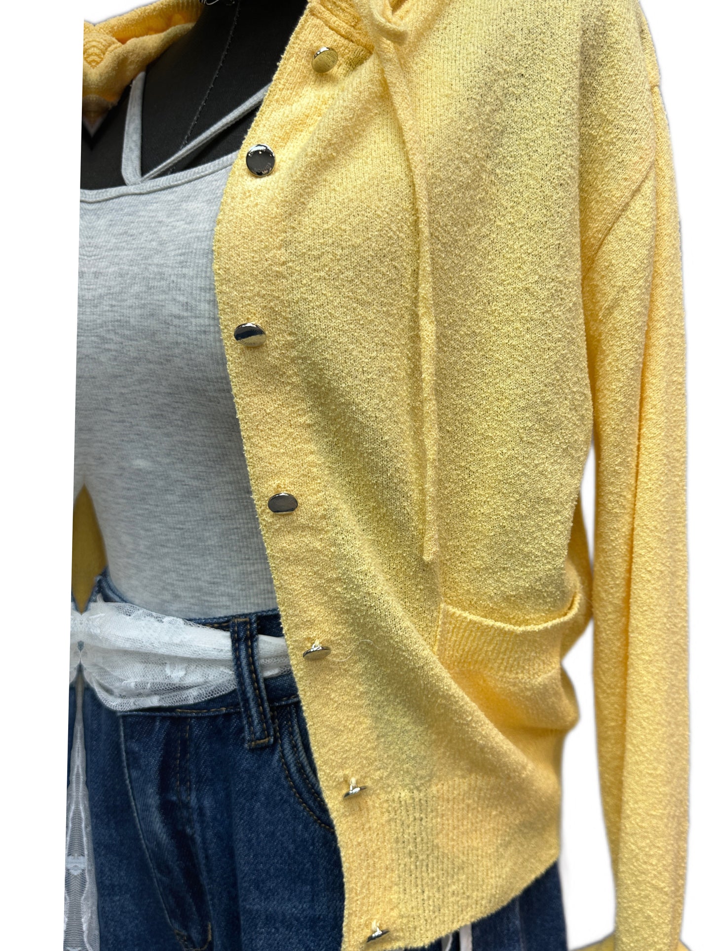 With hat knitted outer