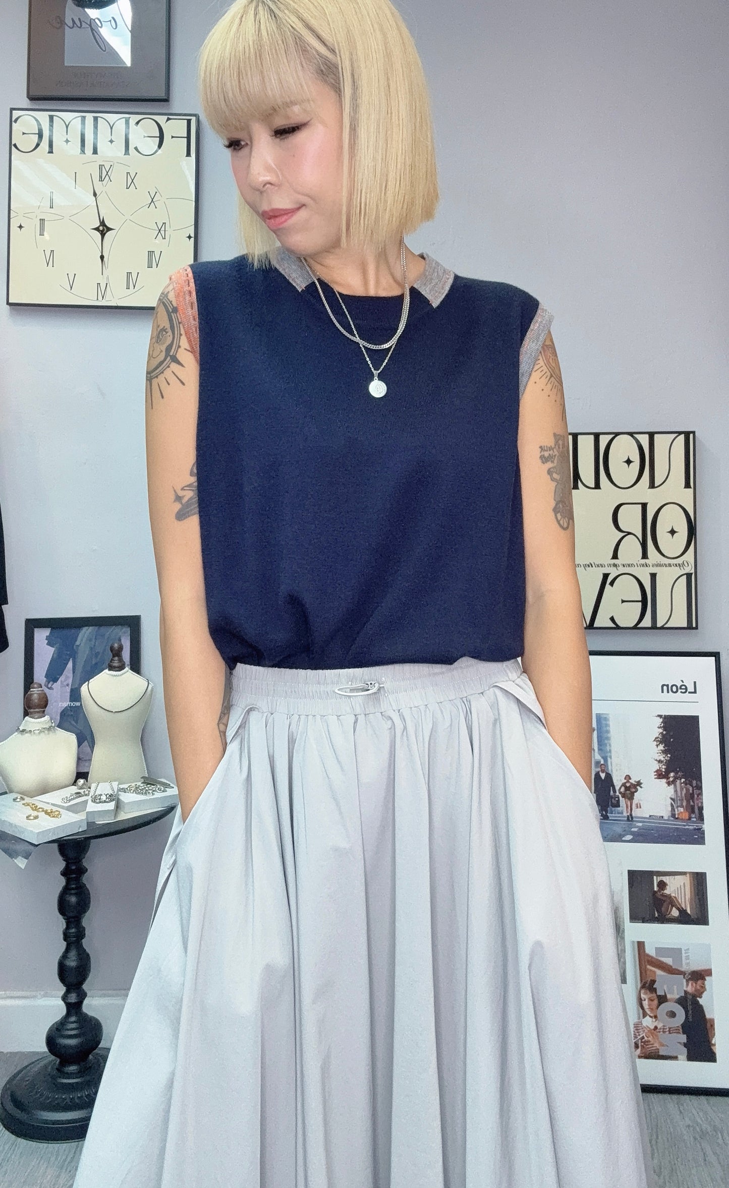 Knit vest top
