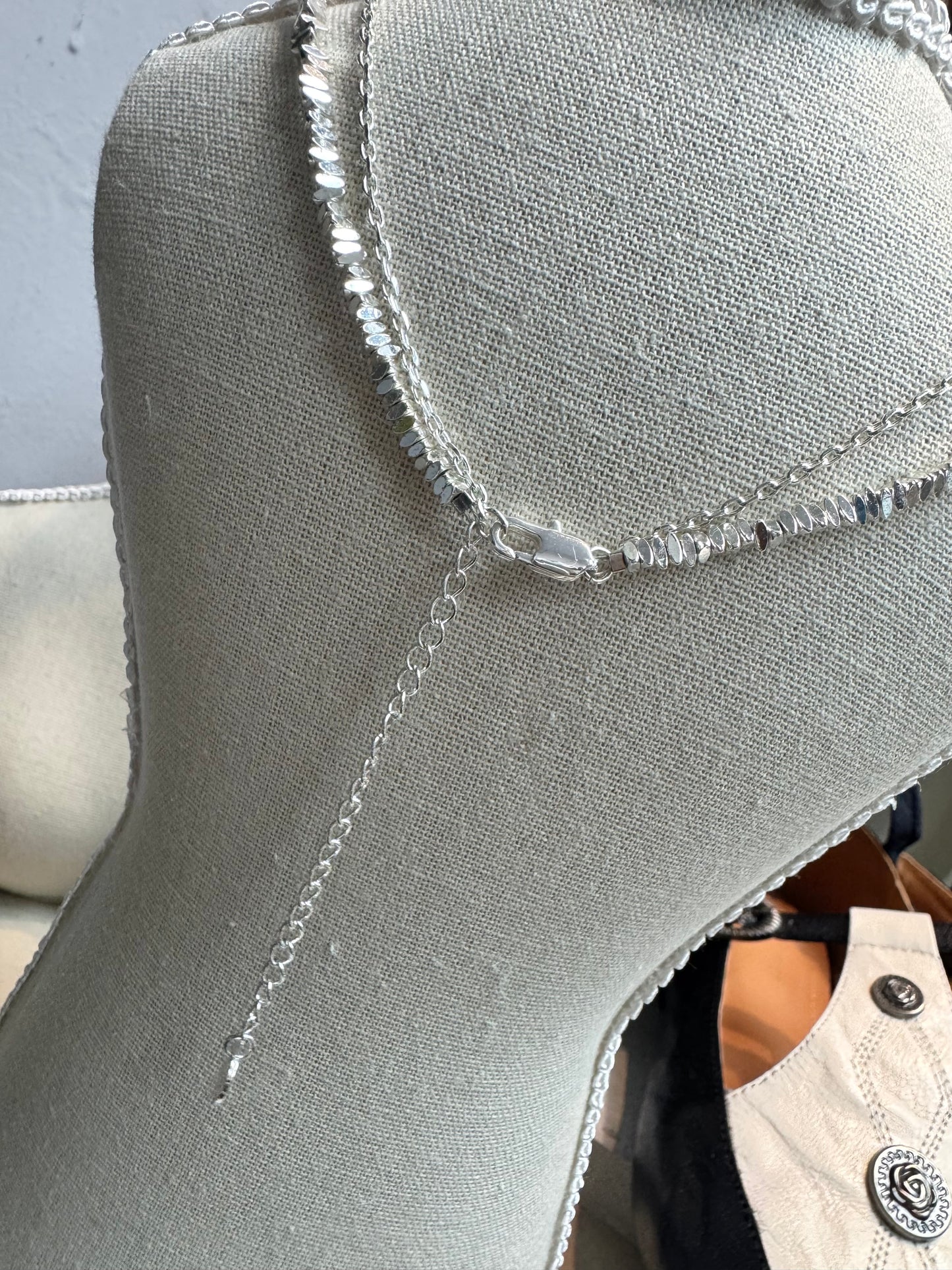 Star silver necklace