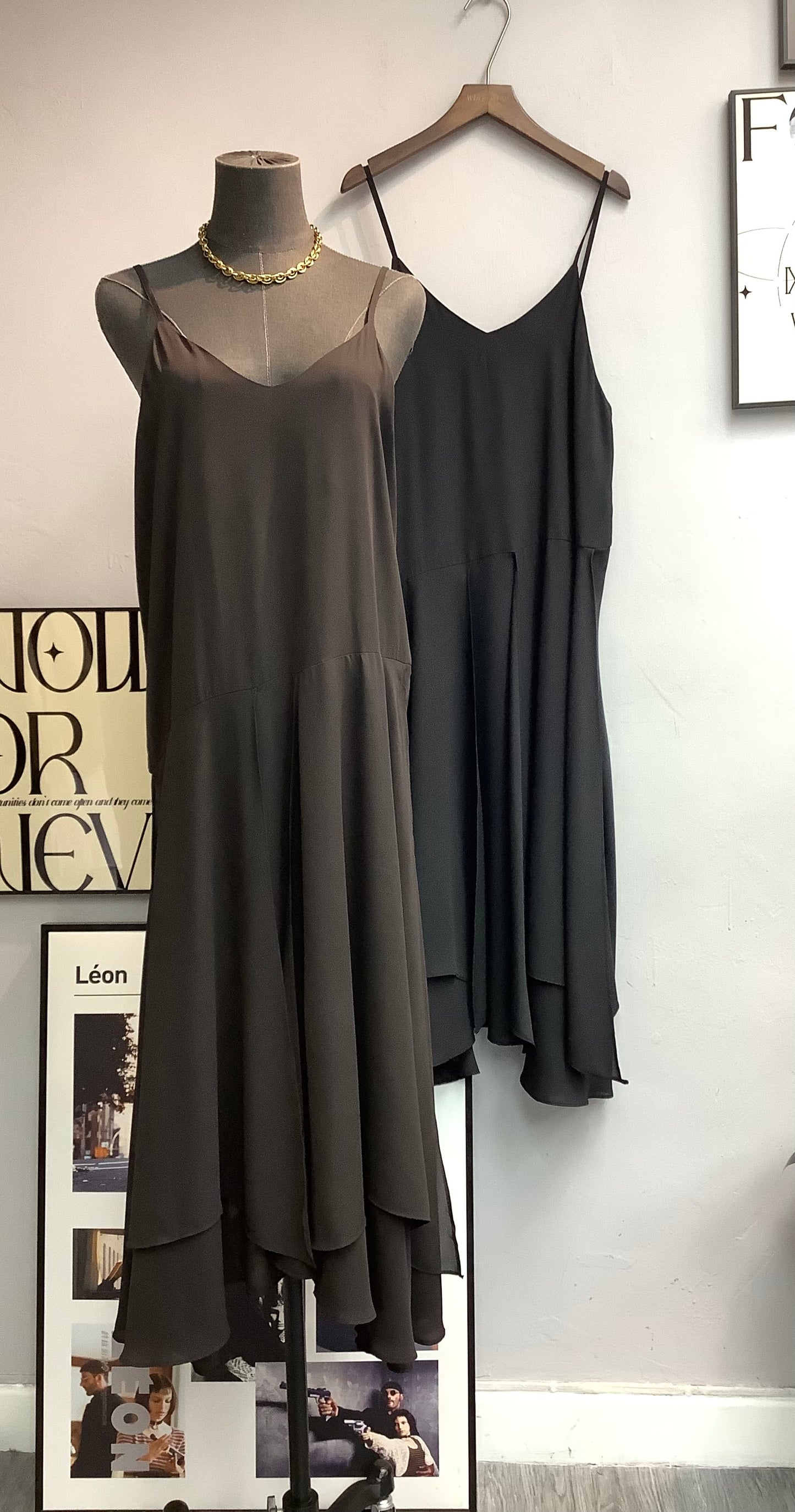 (x30% off)Deluxe chiffon cami dress