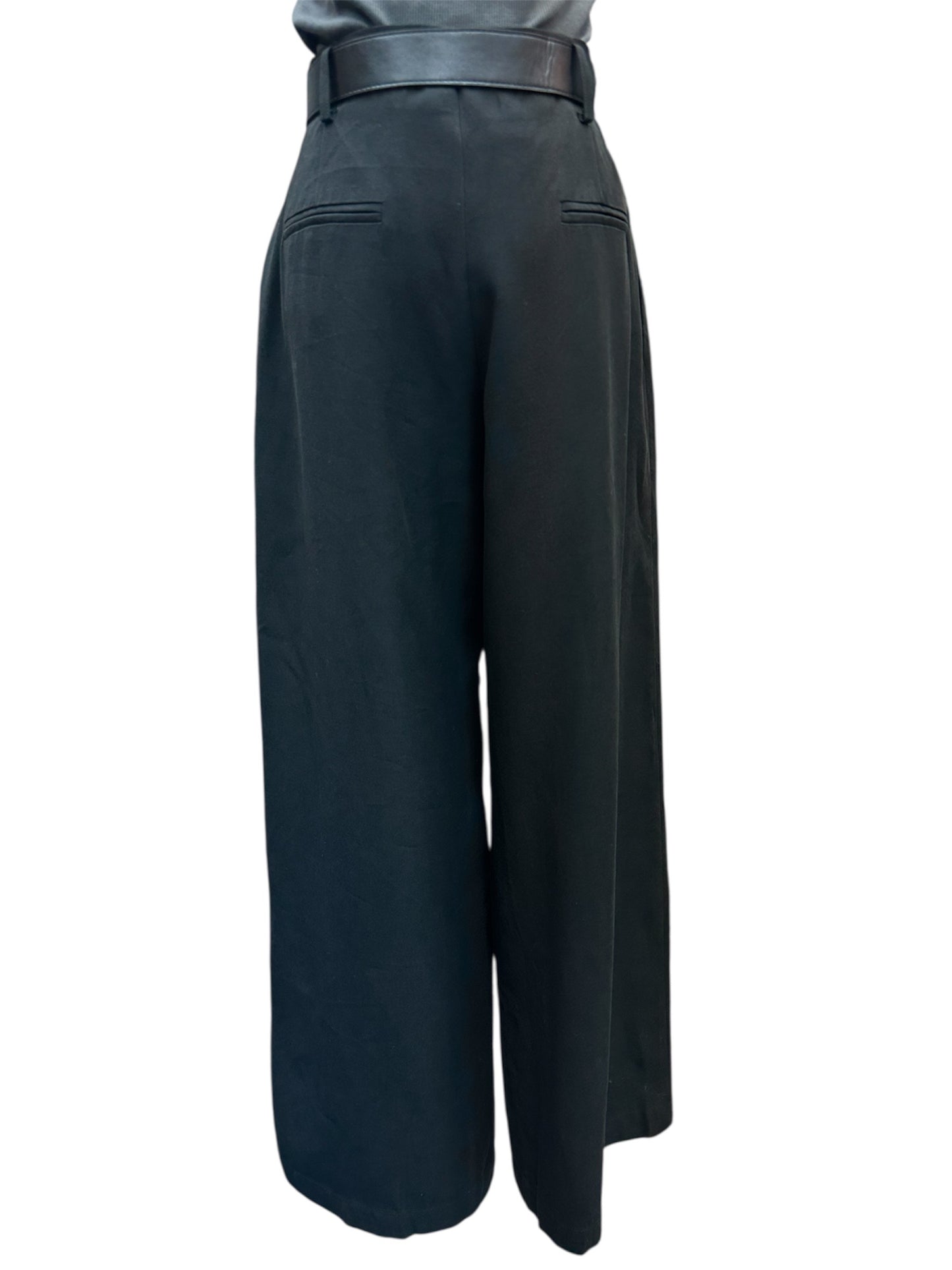 High waist Belt pants