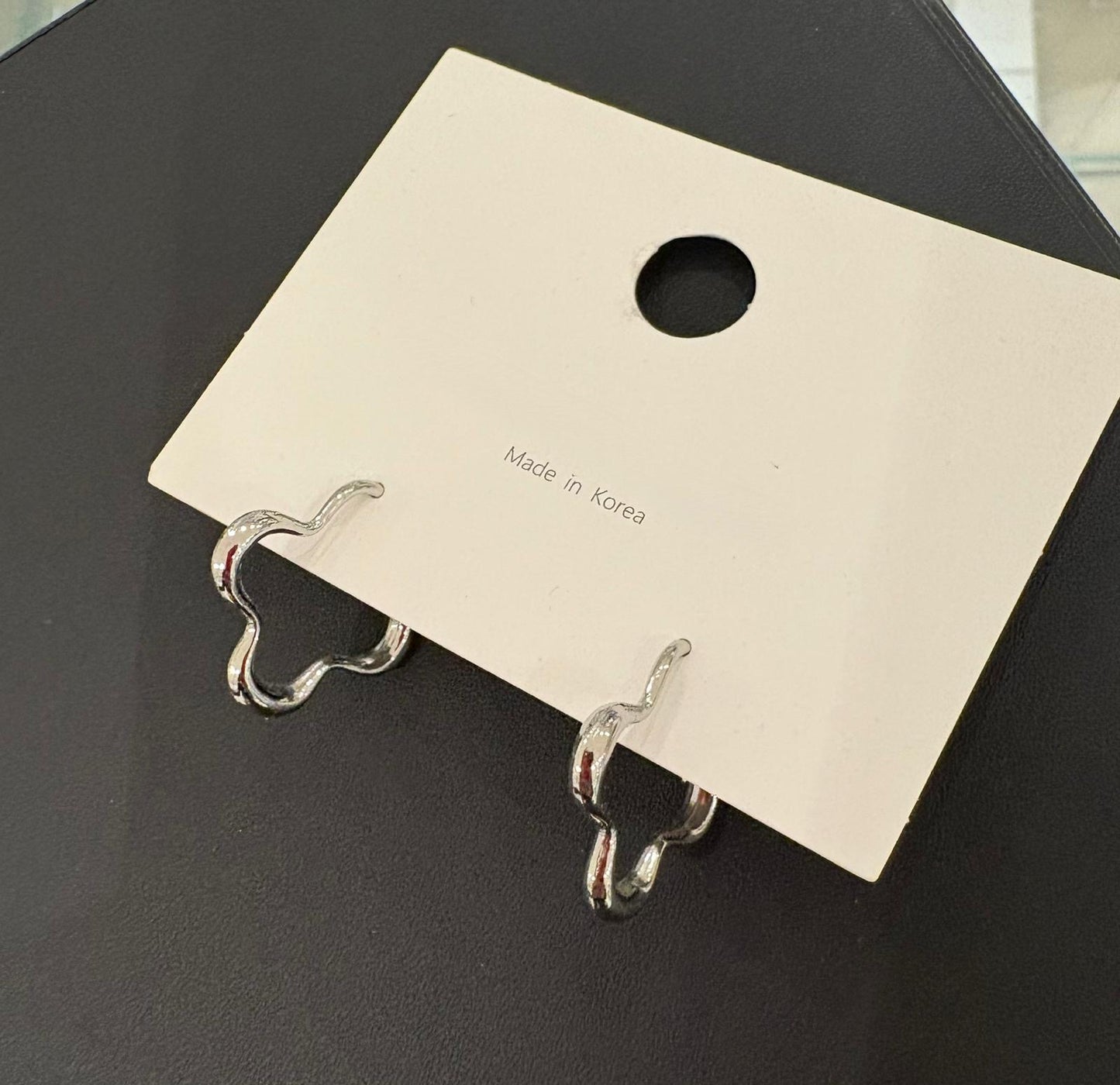 Lucky clover shape earrings