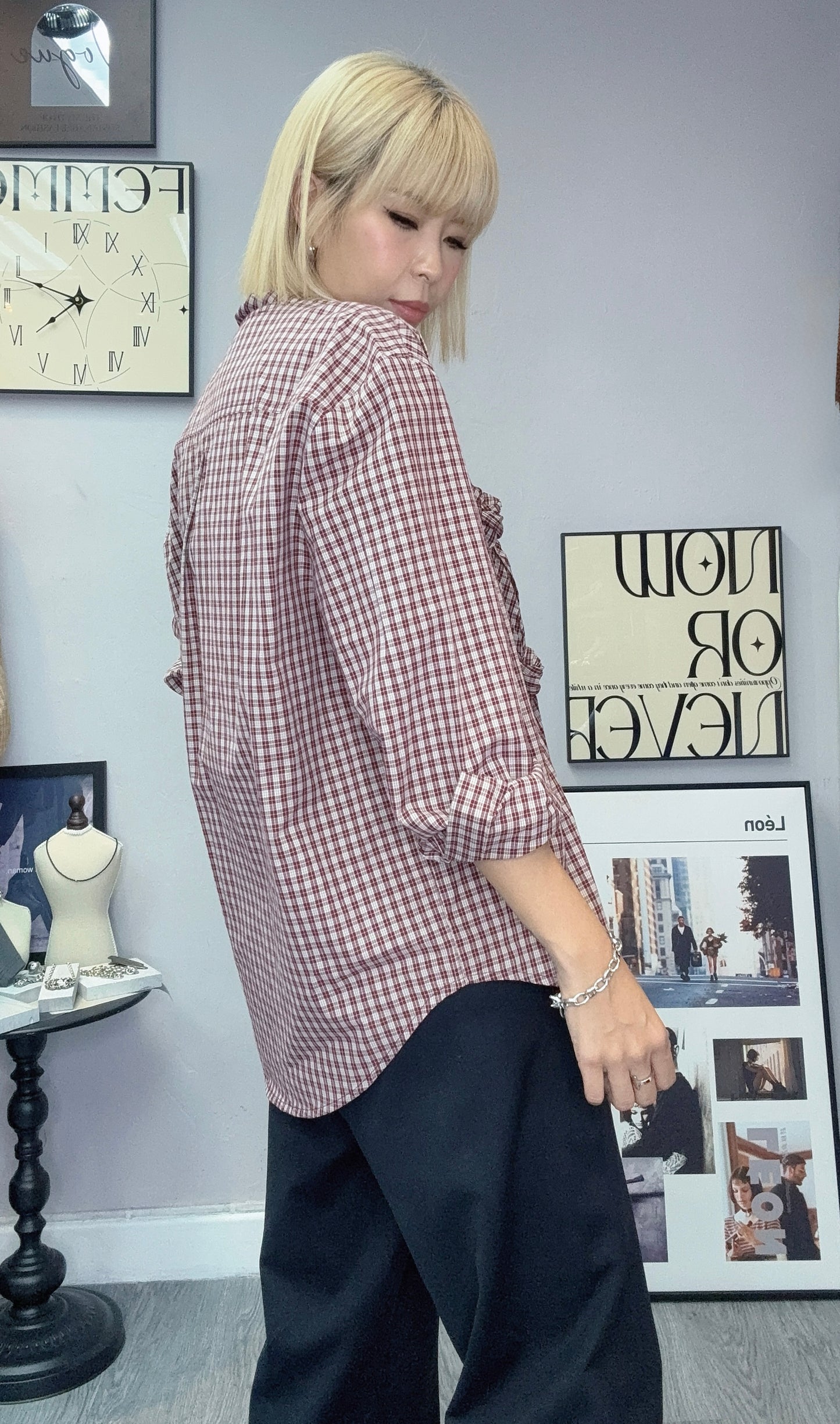 Grid shirt