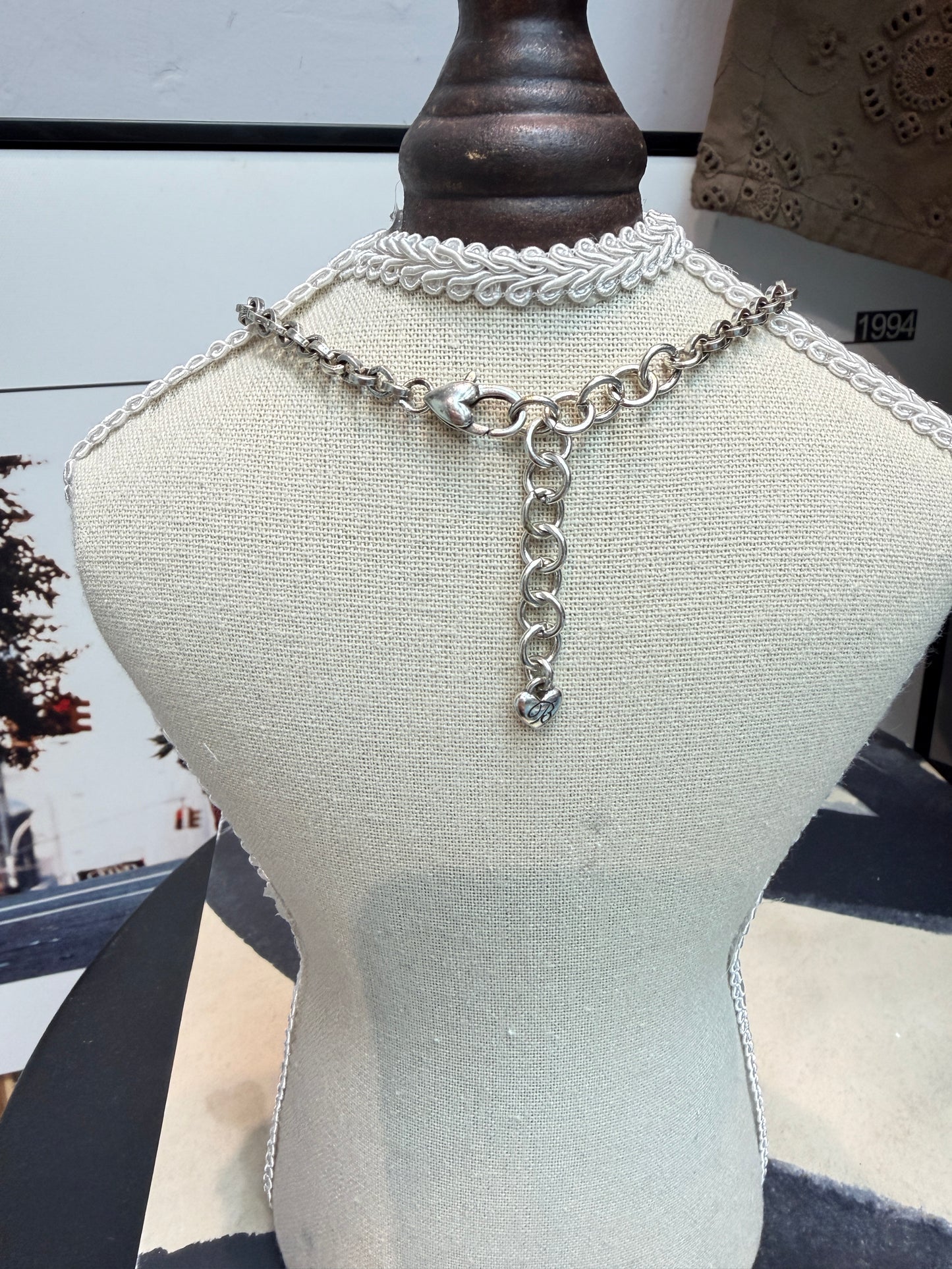 Inverted triangle necklace