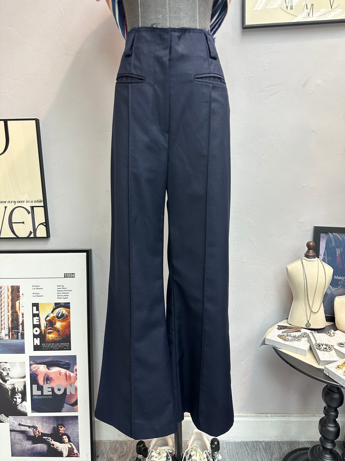 (-30% off)slim cut trousers