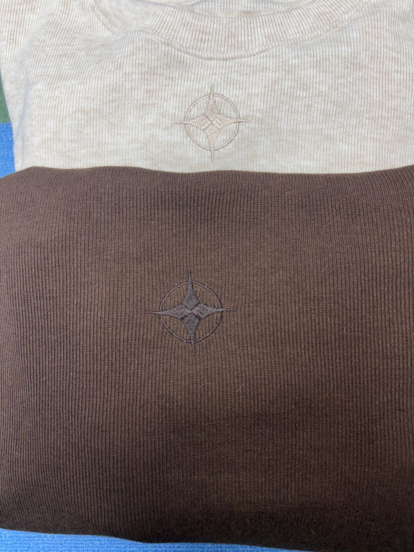 Star embroidery short tee #00072