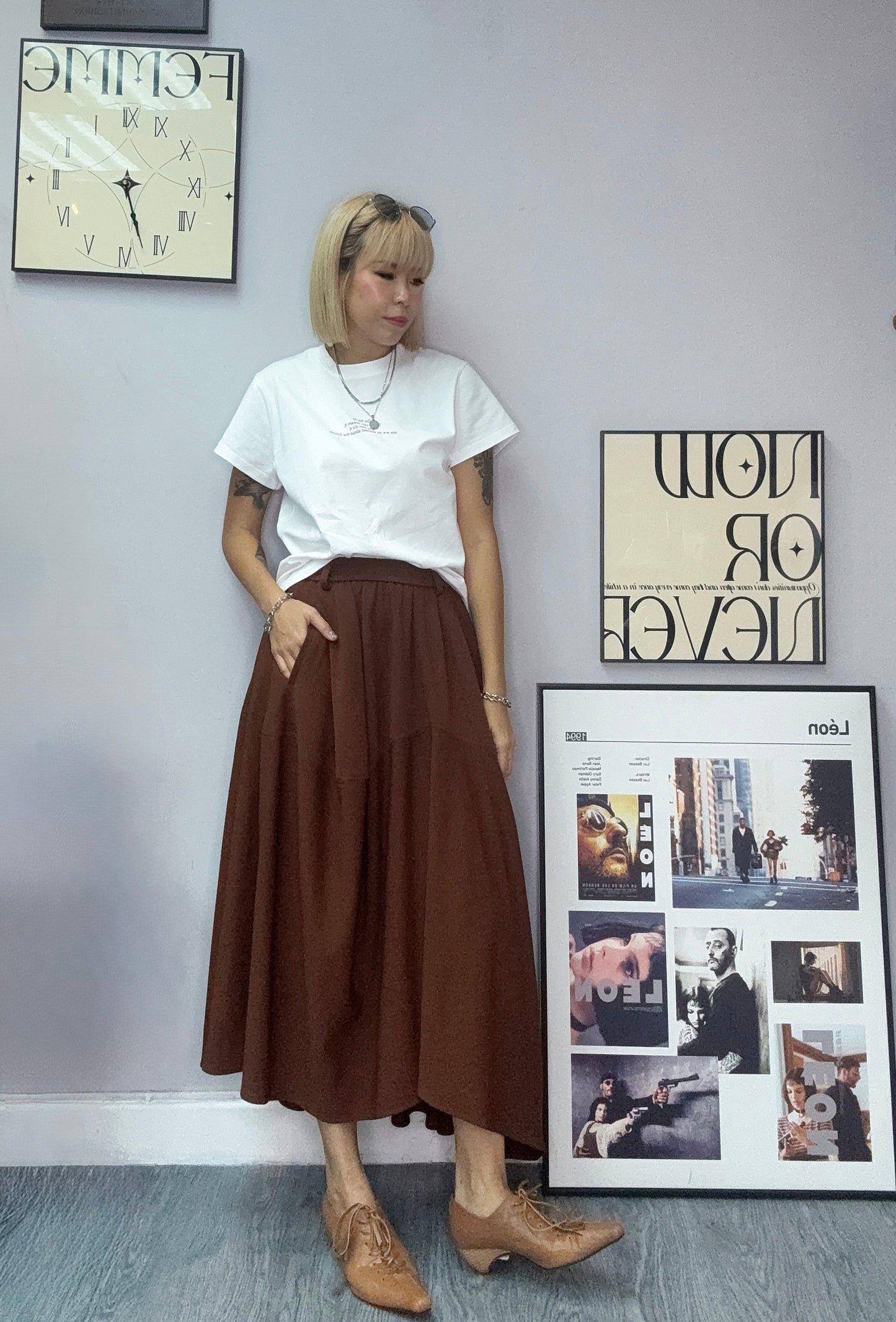(-30% off)Ragged edge skirt