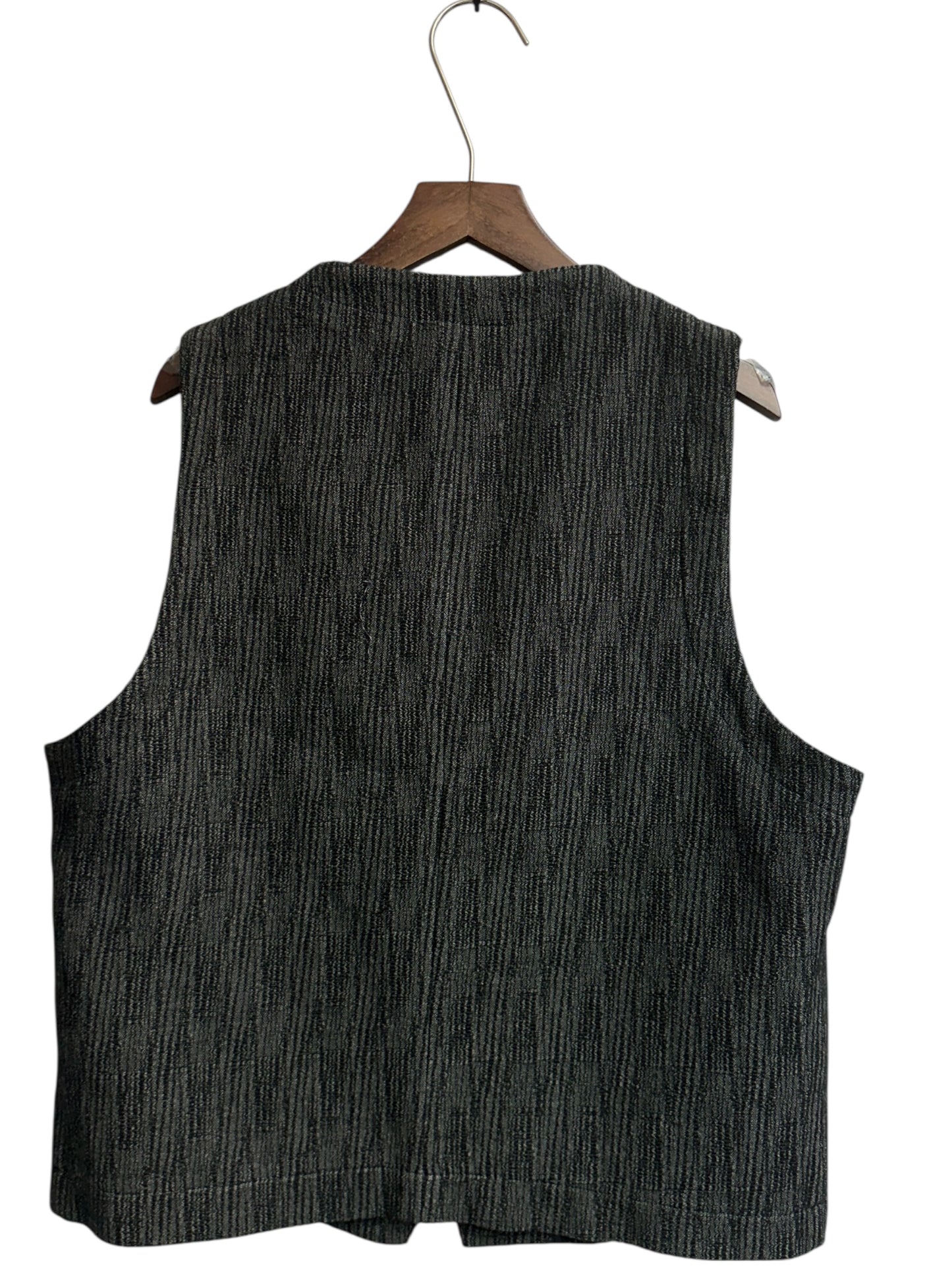 (-30% off)Weaving pattern vest blazer