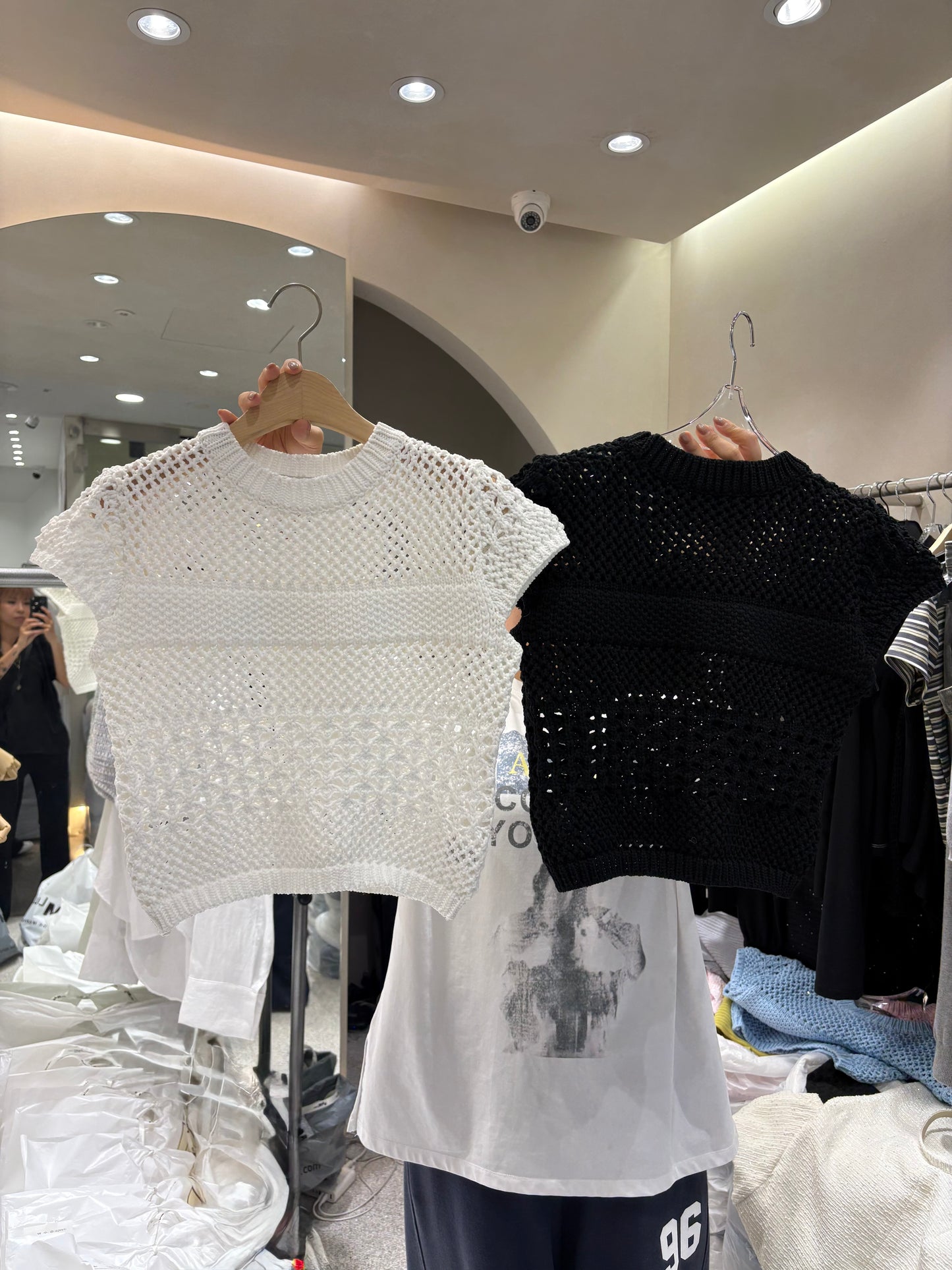 👍🏼Bulky crochet top #00703