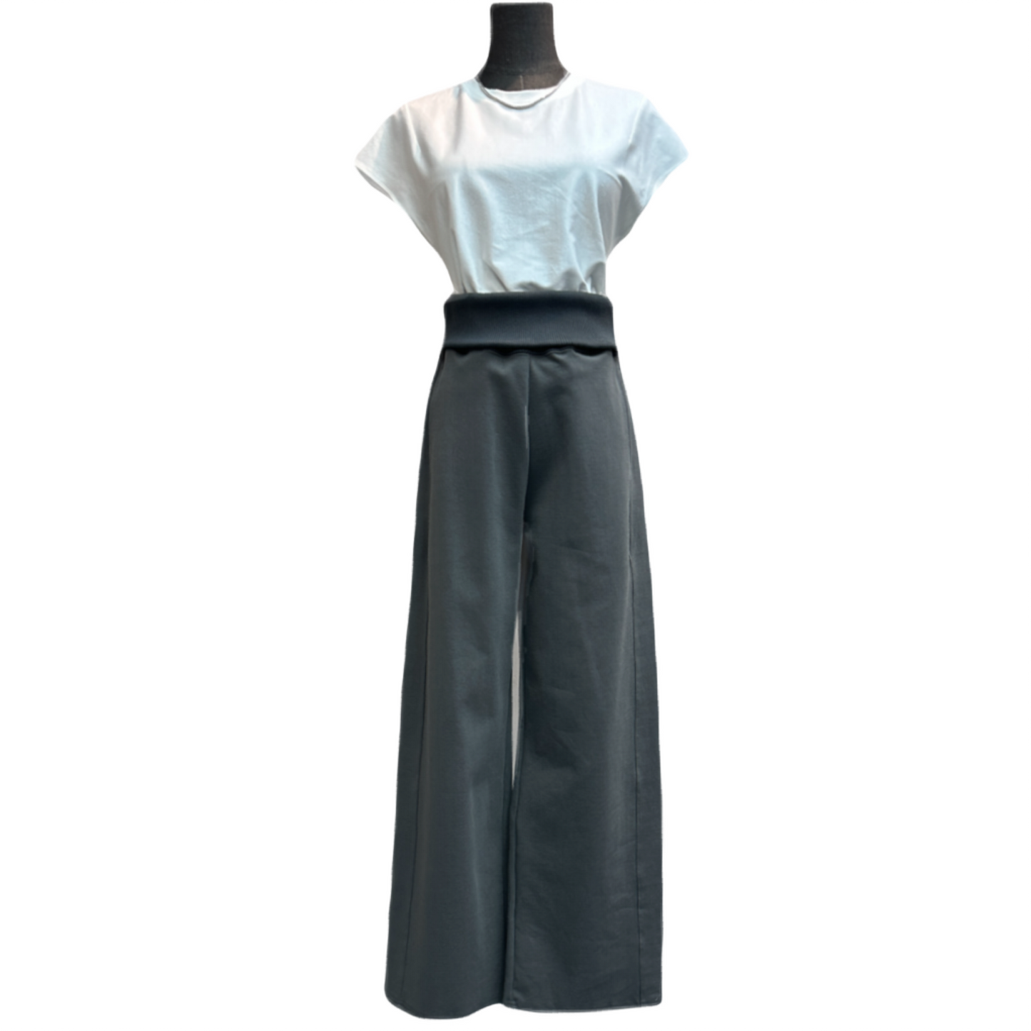 High waist Cotton pants