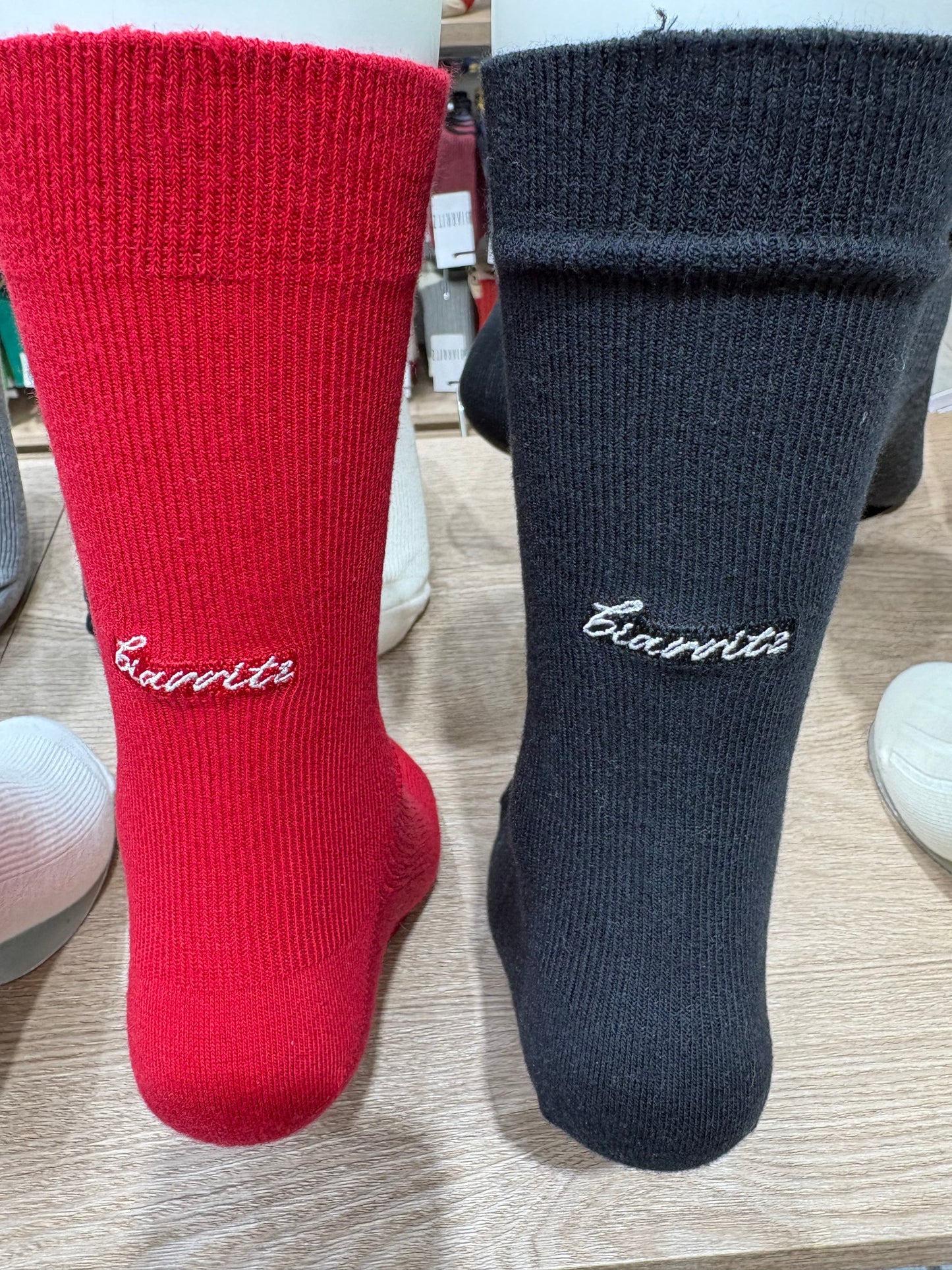 White words socks