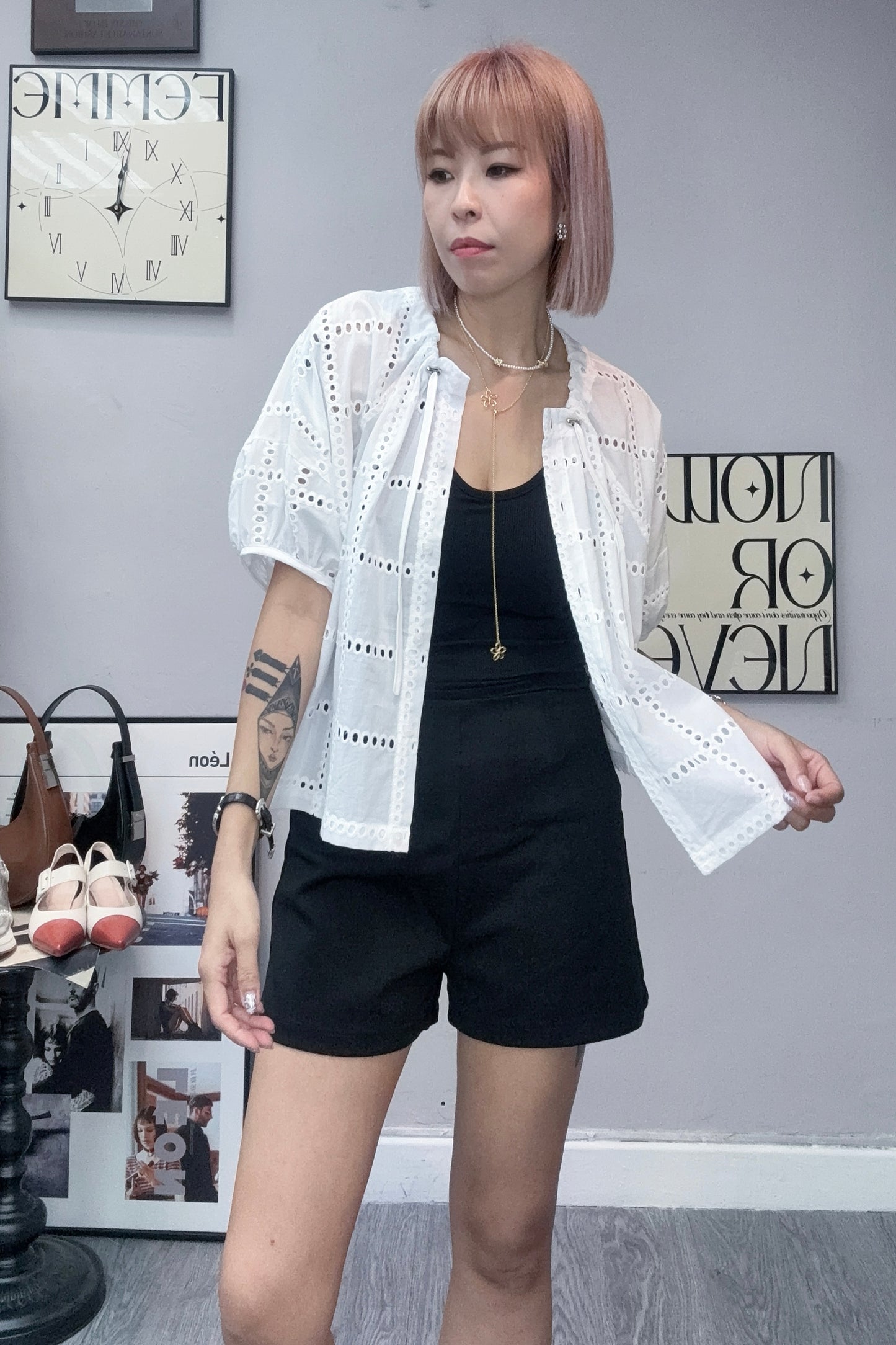 (-20%)Embroidery shirt #00828