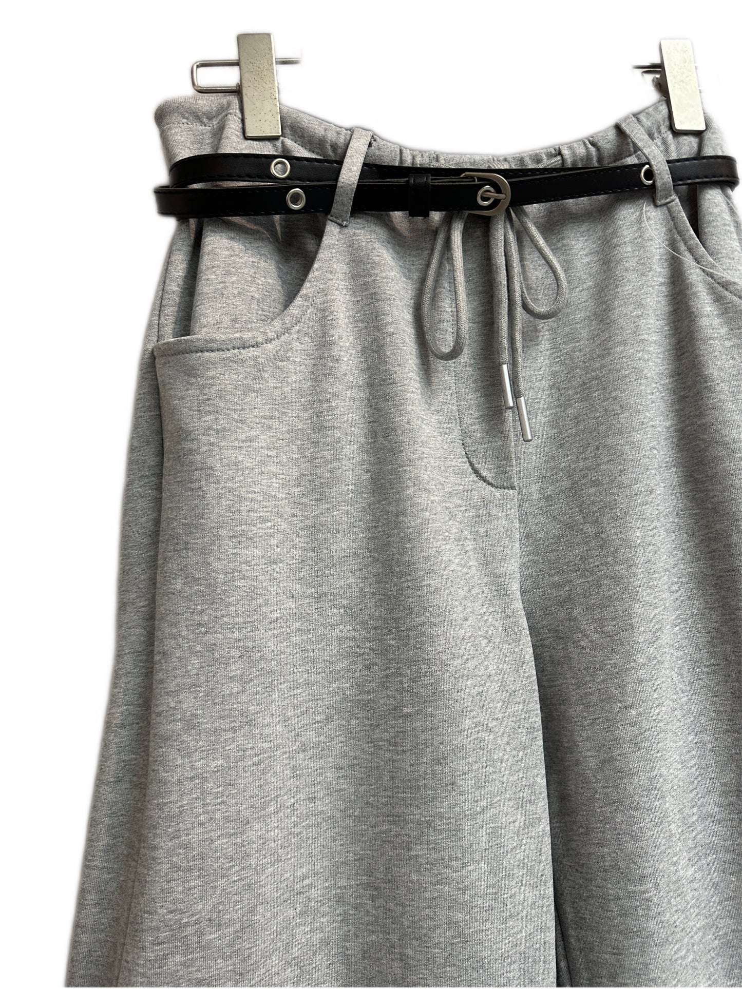 Belt and cotton pants