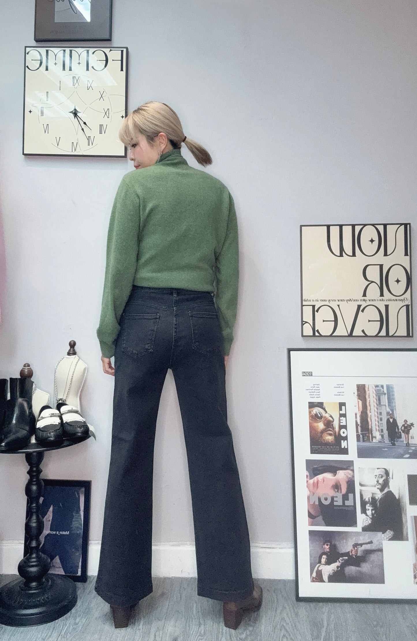 Front pocket Fit hip jeans #00174