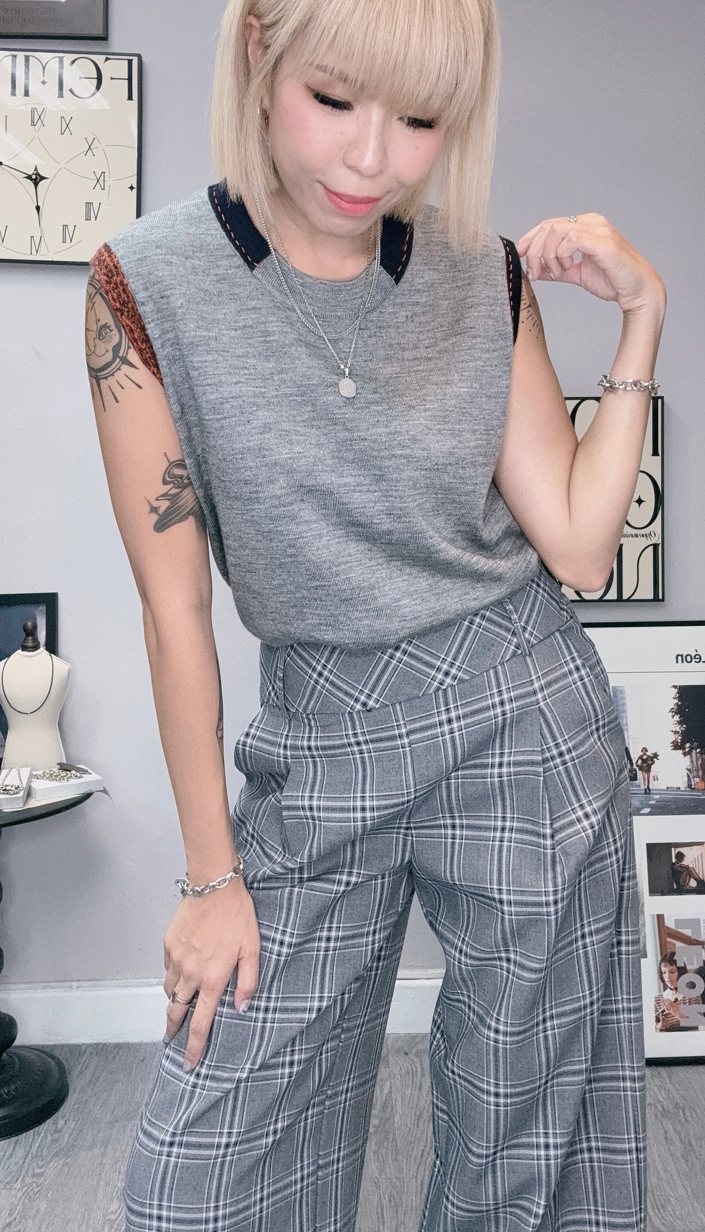 Knit vest top