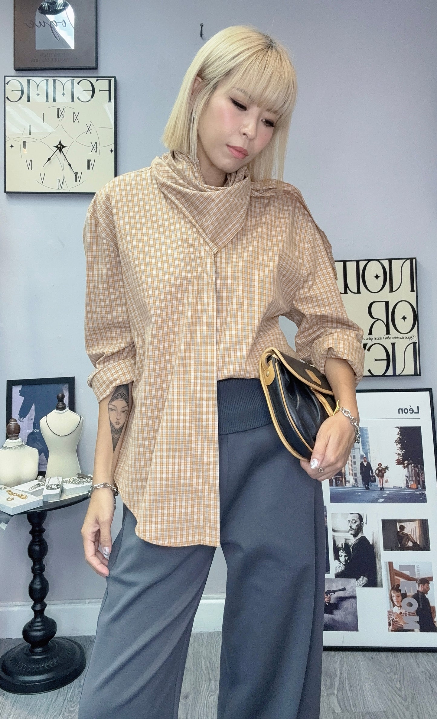 Grid shirt