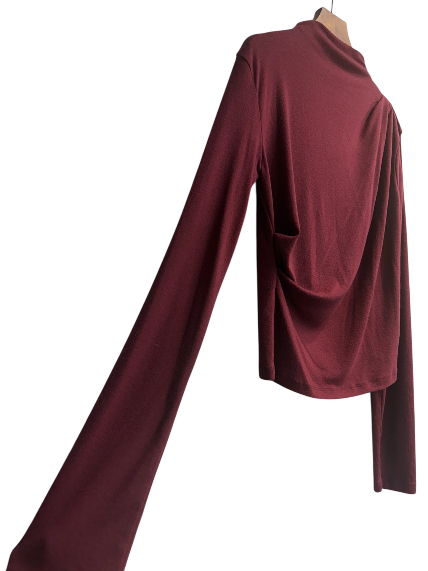 Gathered pleats top #00090