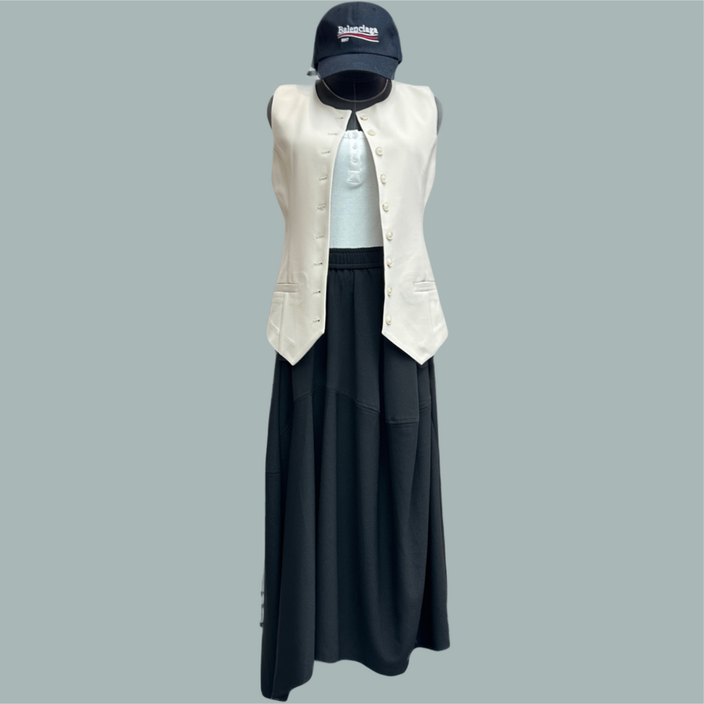 Ragged edge skirt
