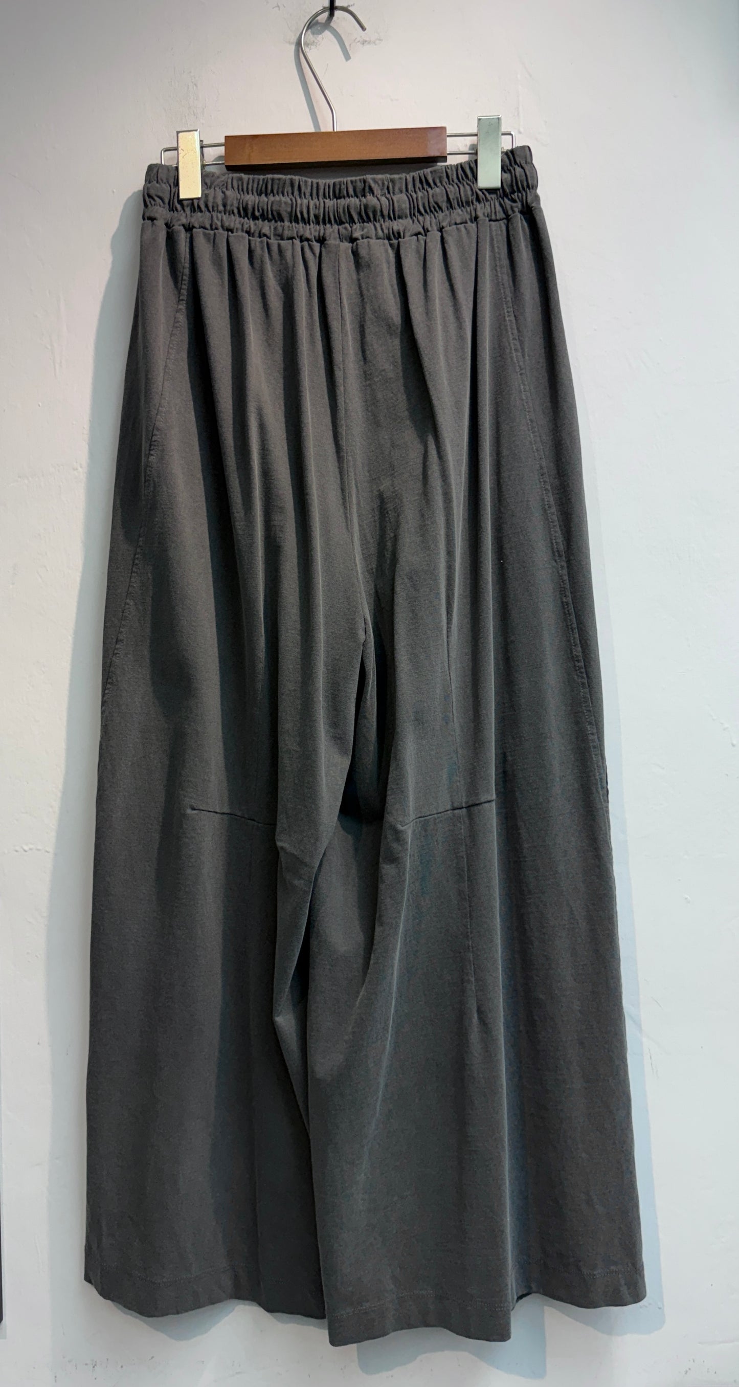 Side label cotton pants #00729