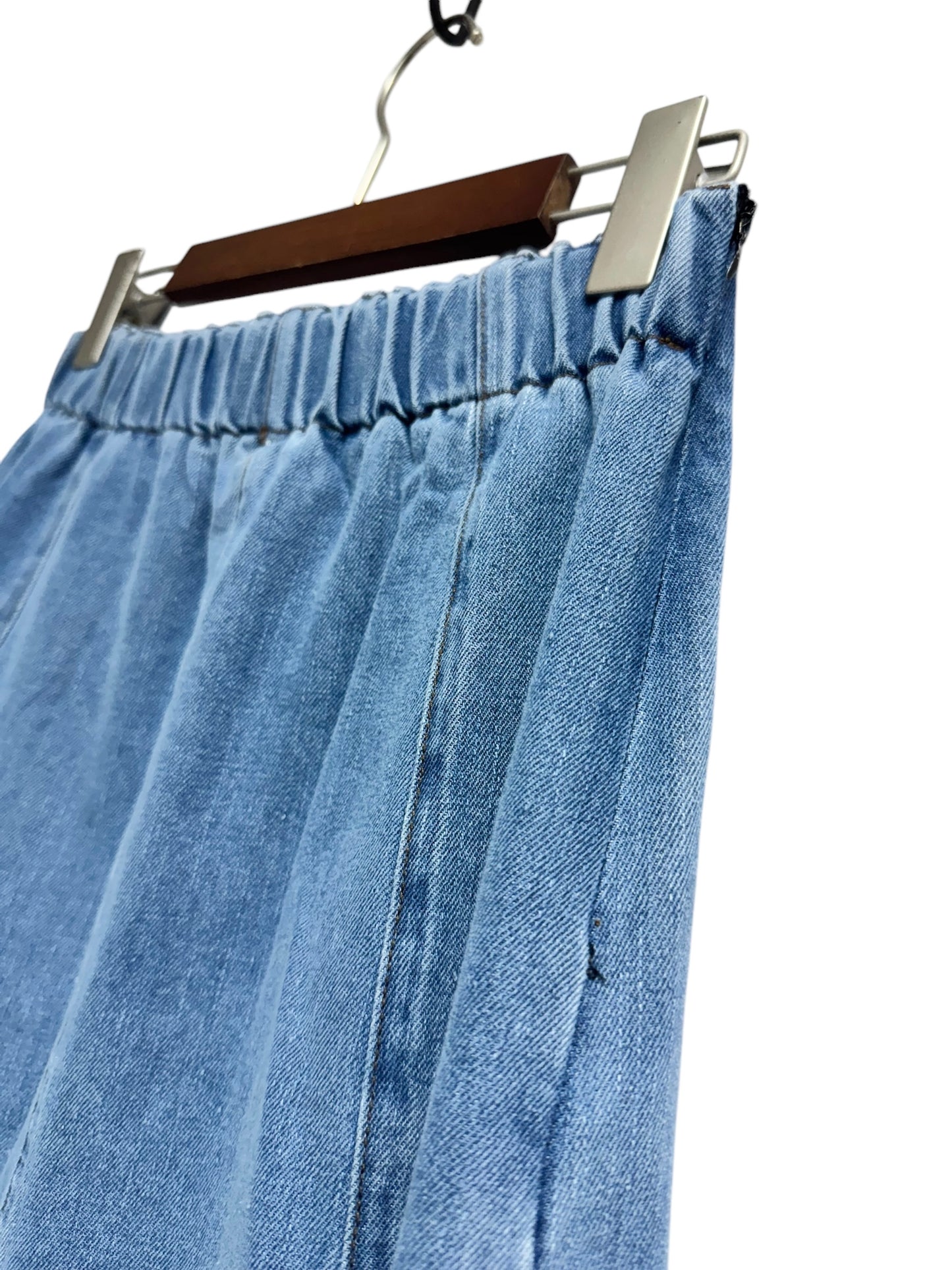 (-30% off)Banding denim skirt
