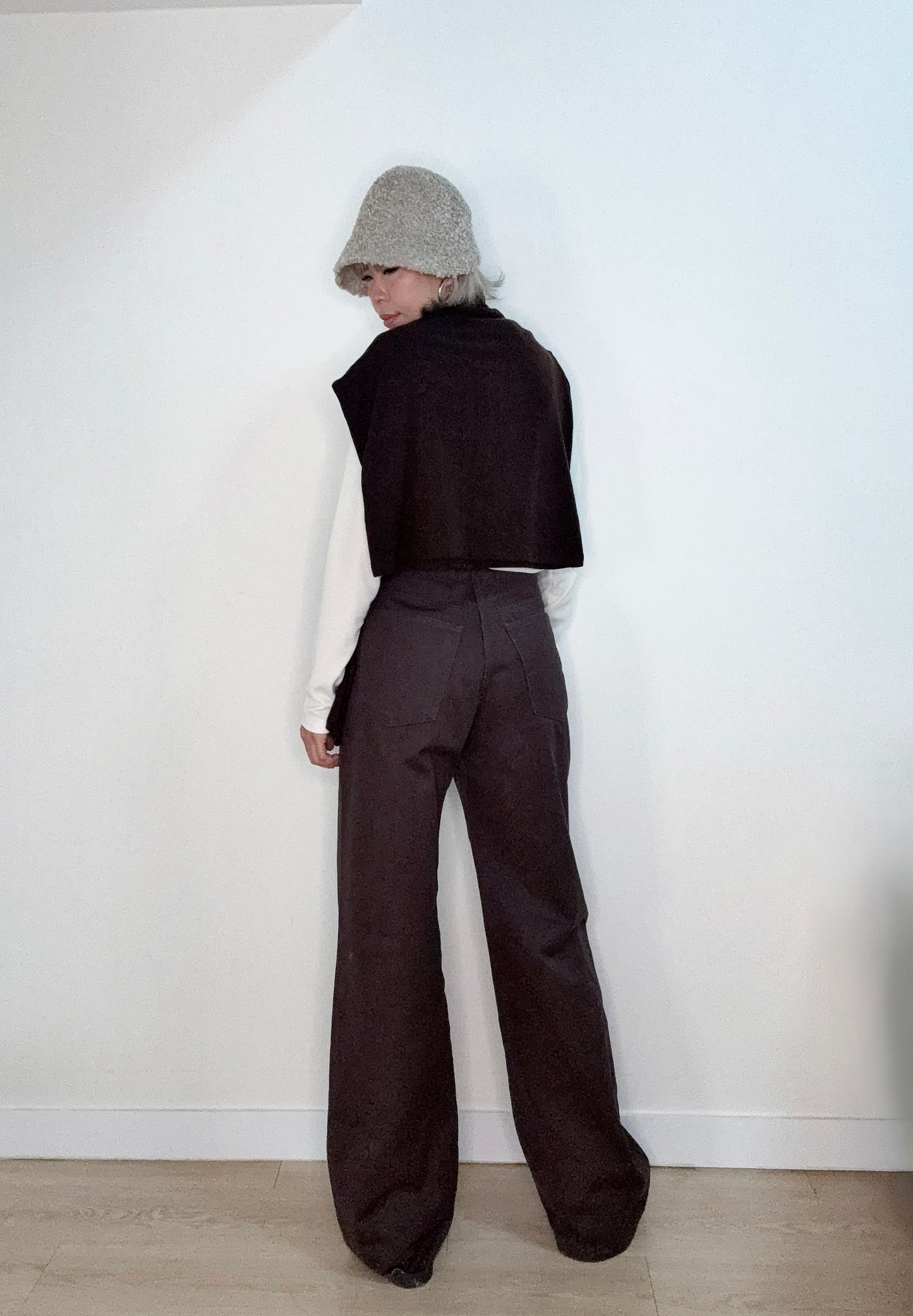 (-30% off)white rope pants #00147