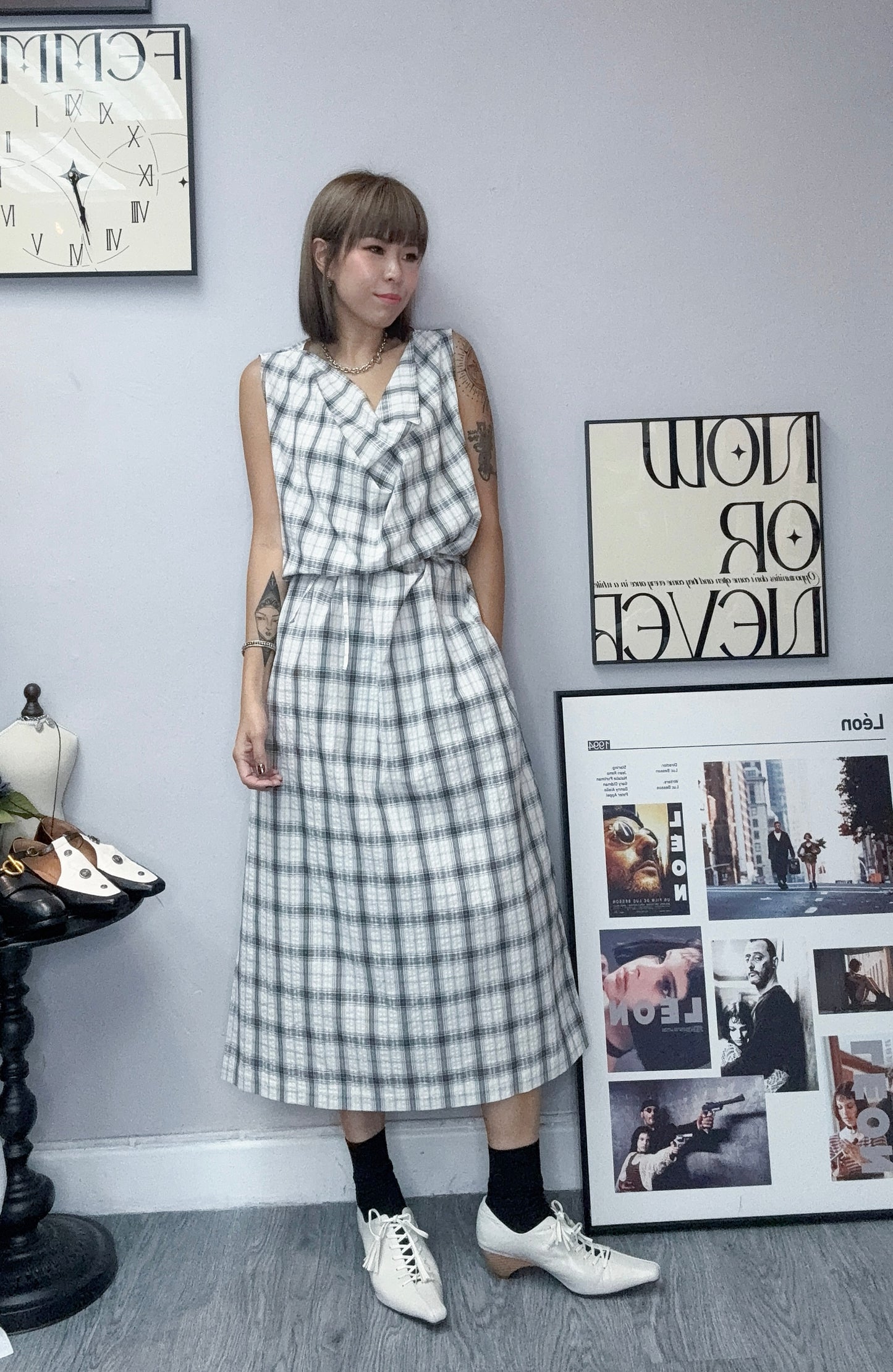 Checkered one piece