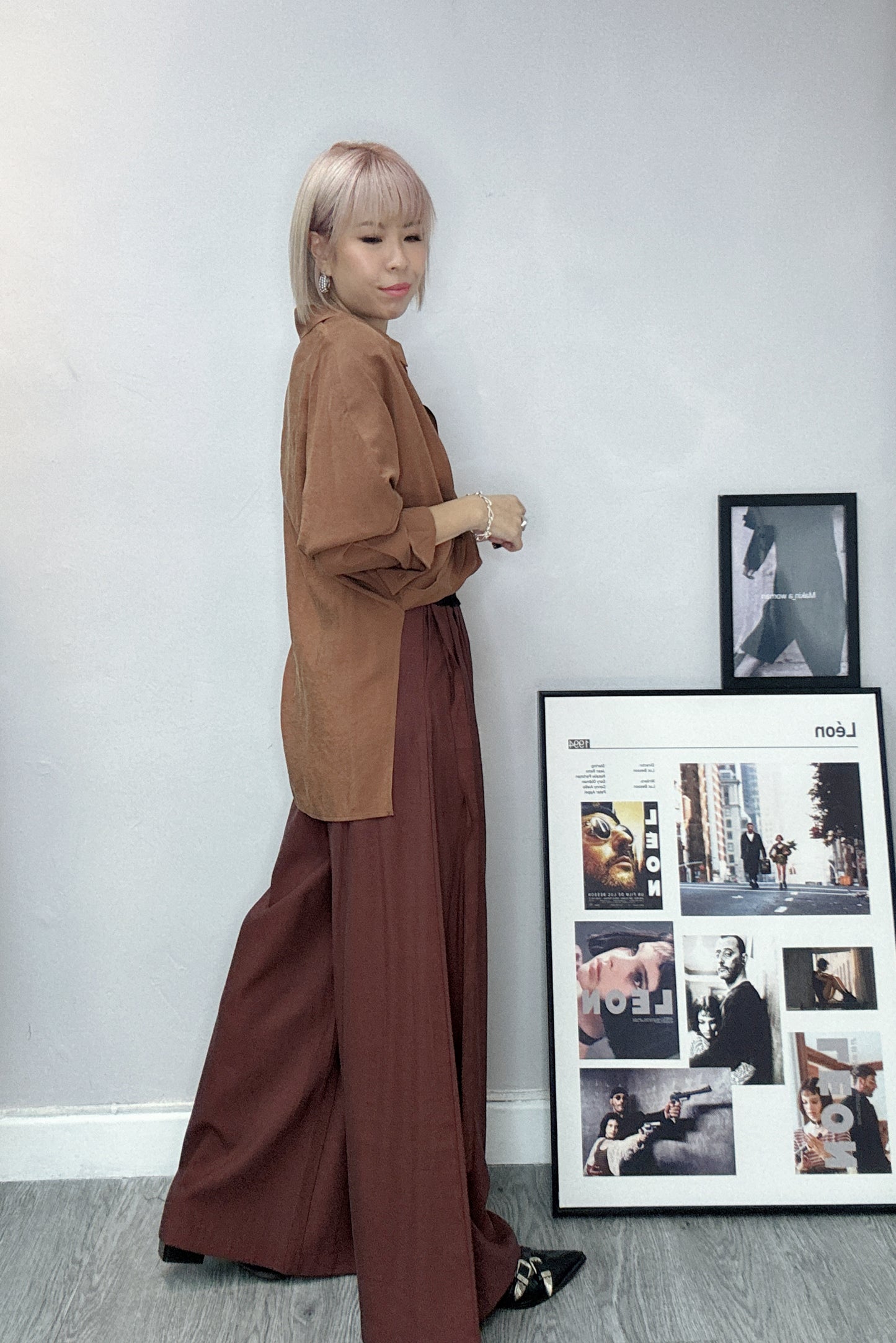 (-30%off)Washing silk pants