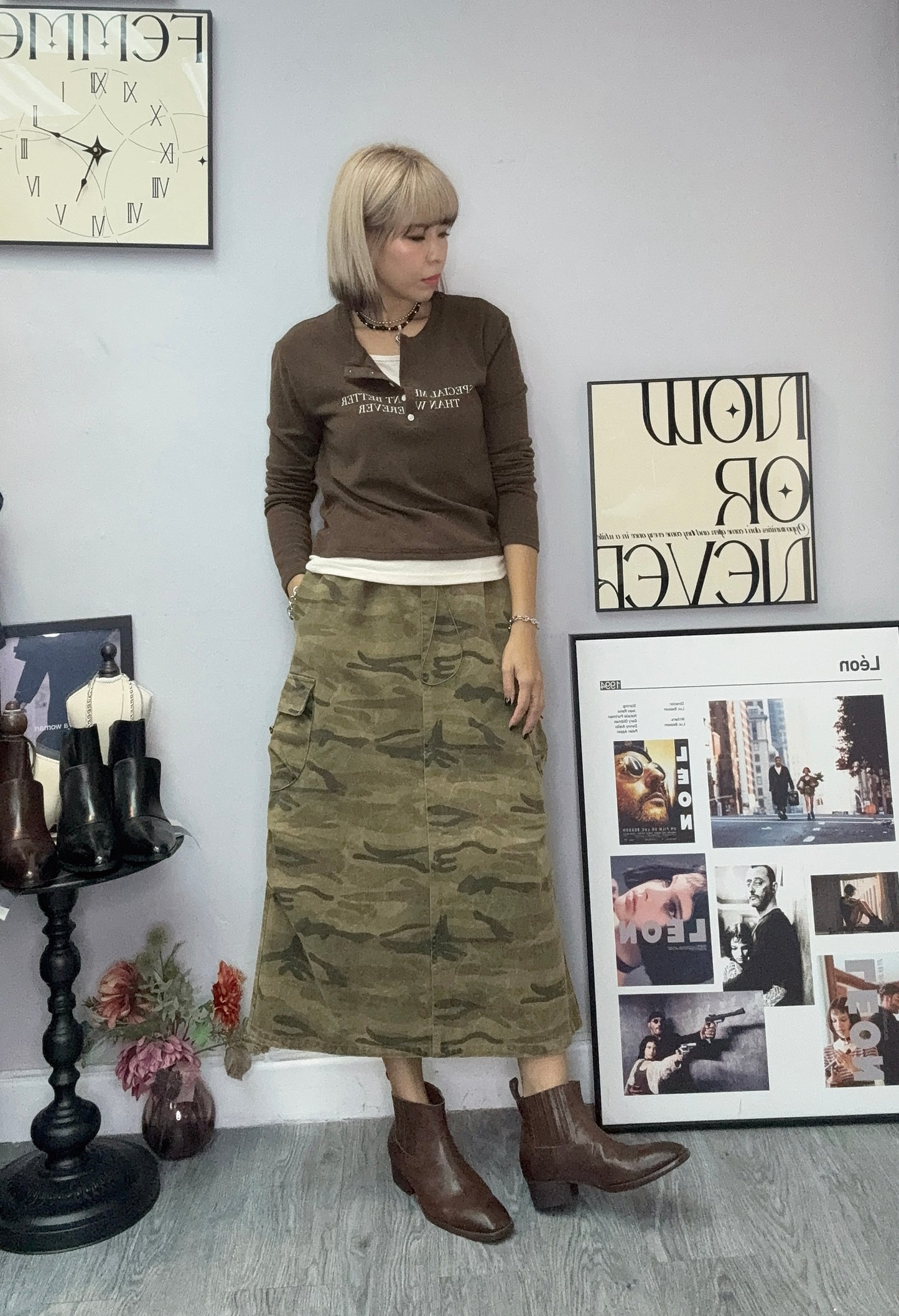 Camouflage skirt